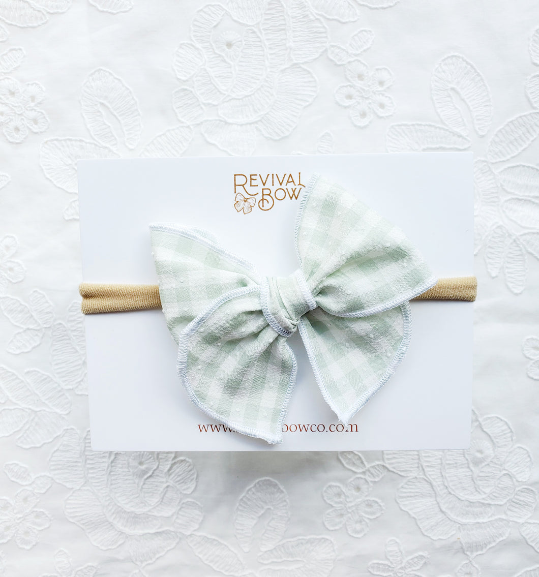 Mini Fable • Green Gingham