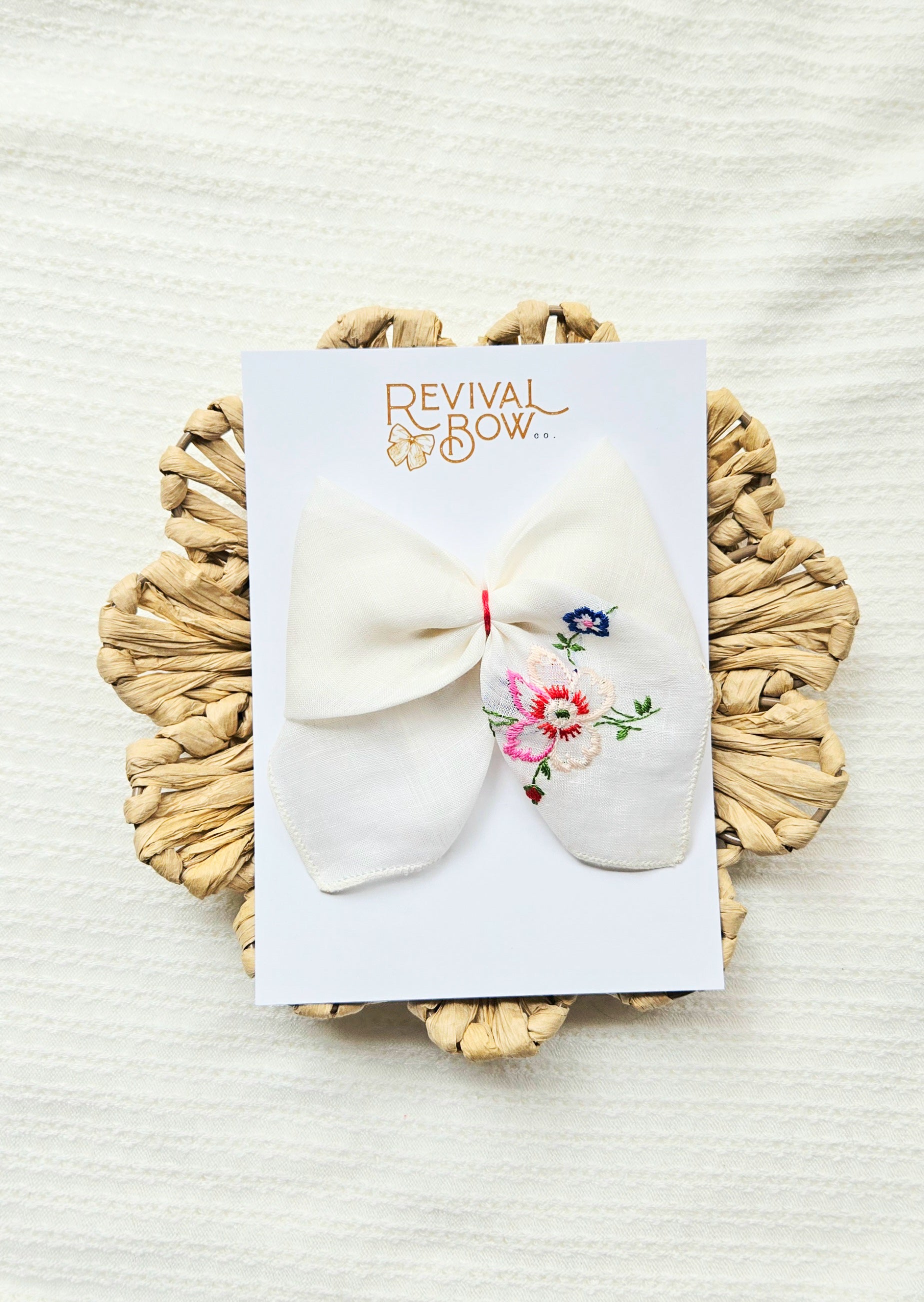 Vintage Handkerchief Bow 8