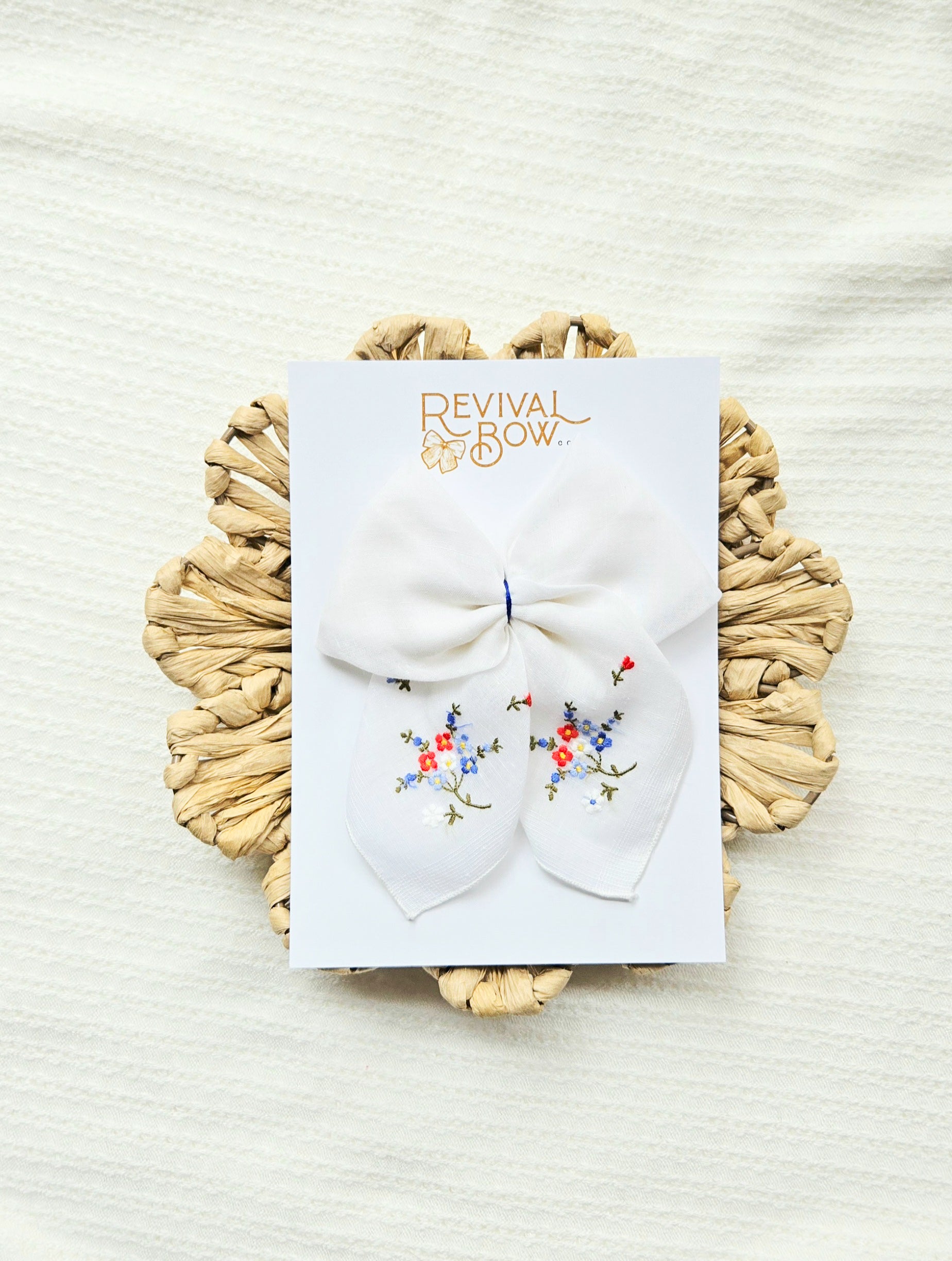 Vintage Handkerchief Bow 2