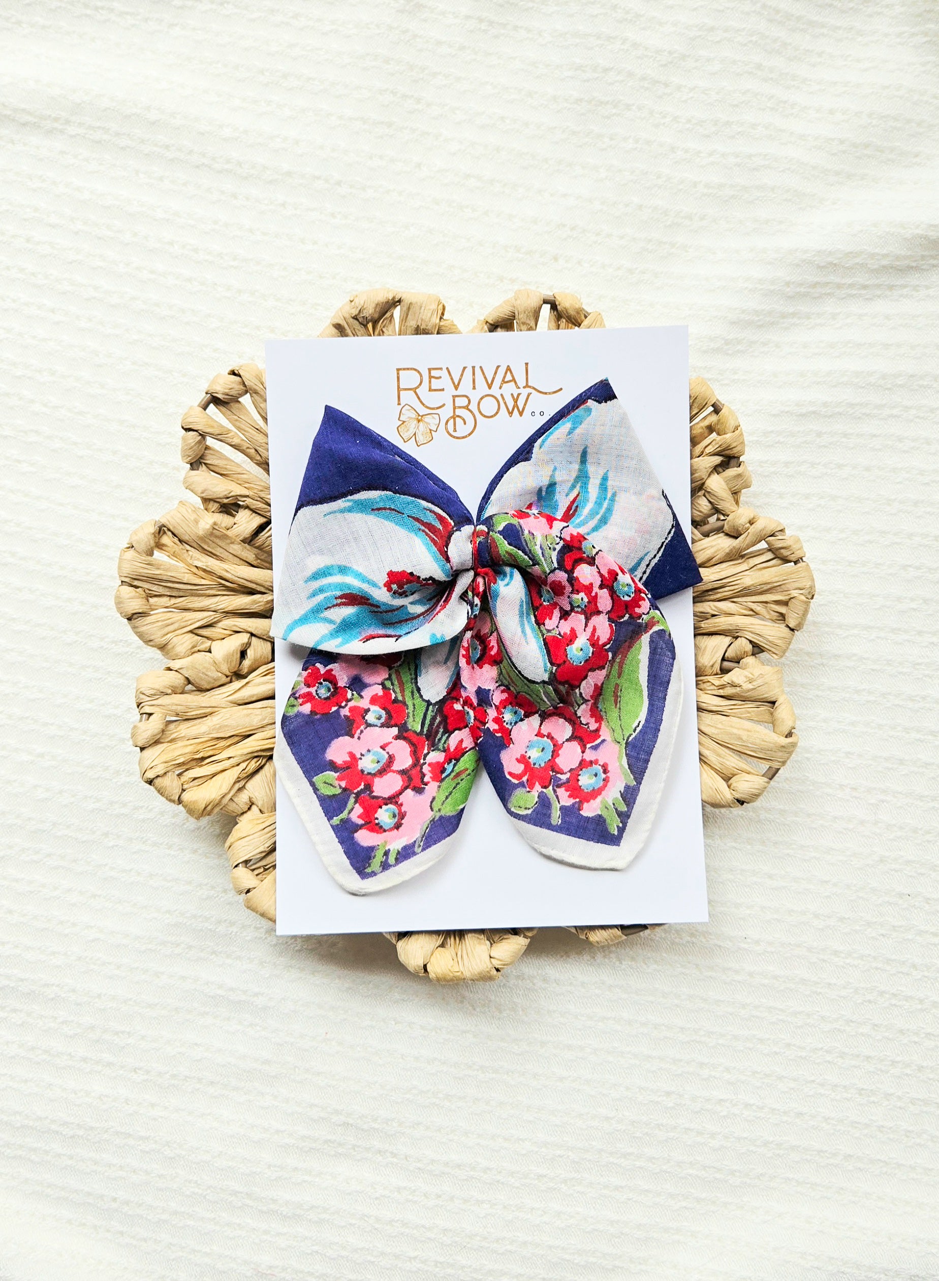 Vintage Handkerchief Bow 7