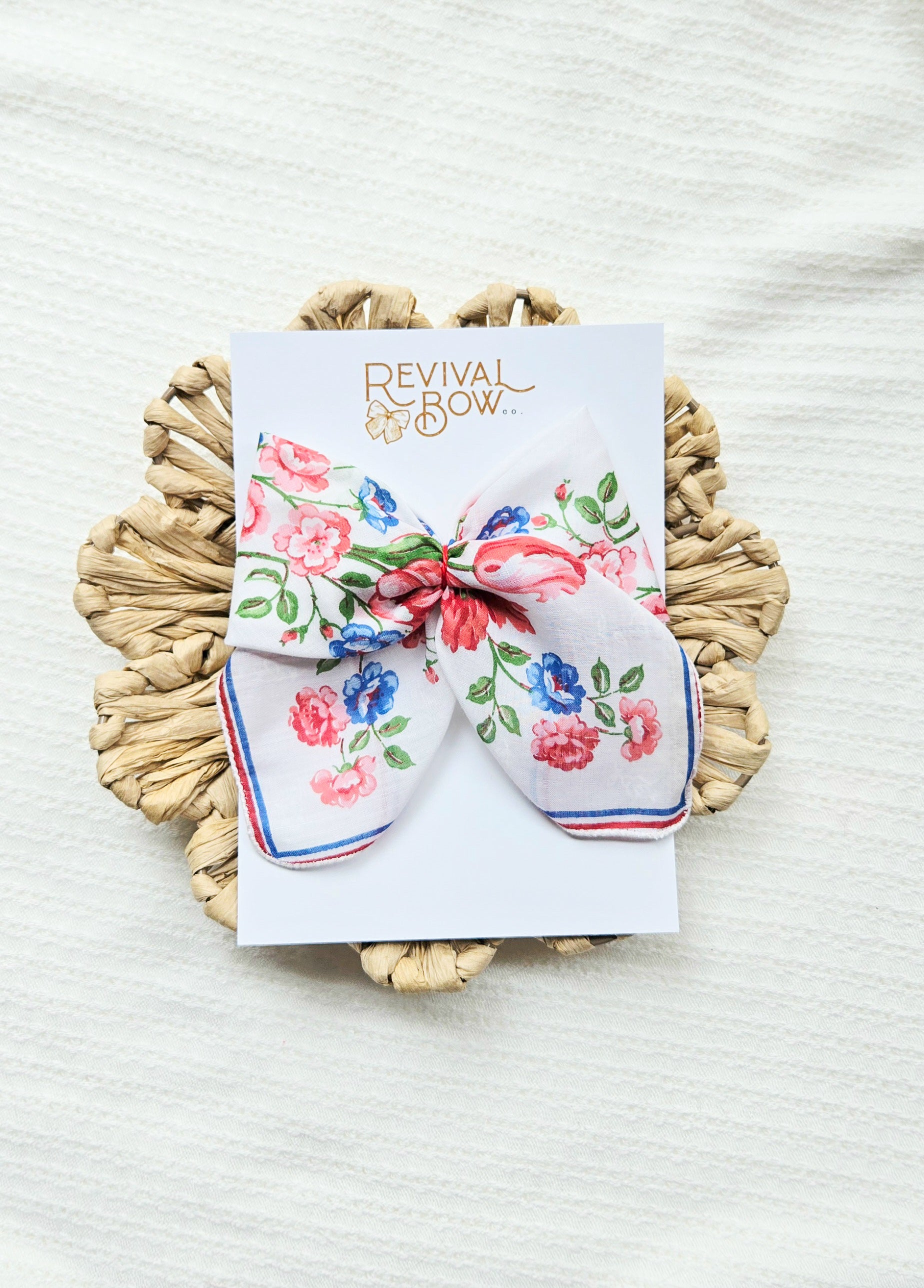 Vintage Handkerchief Bow 5