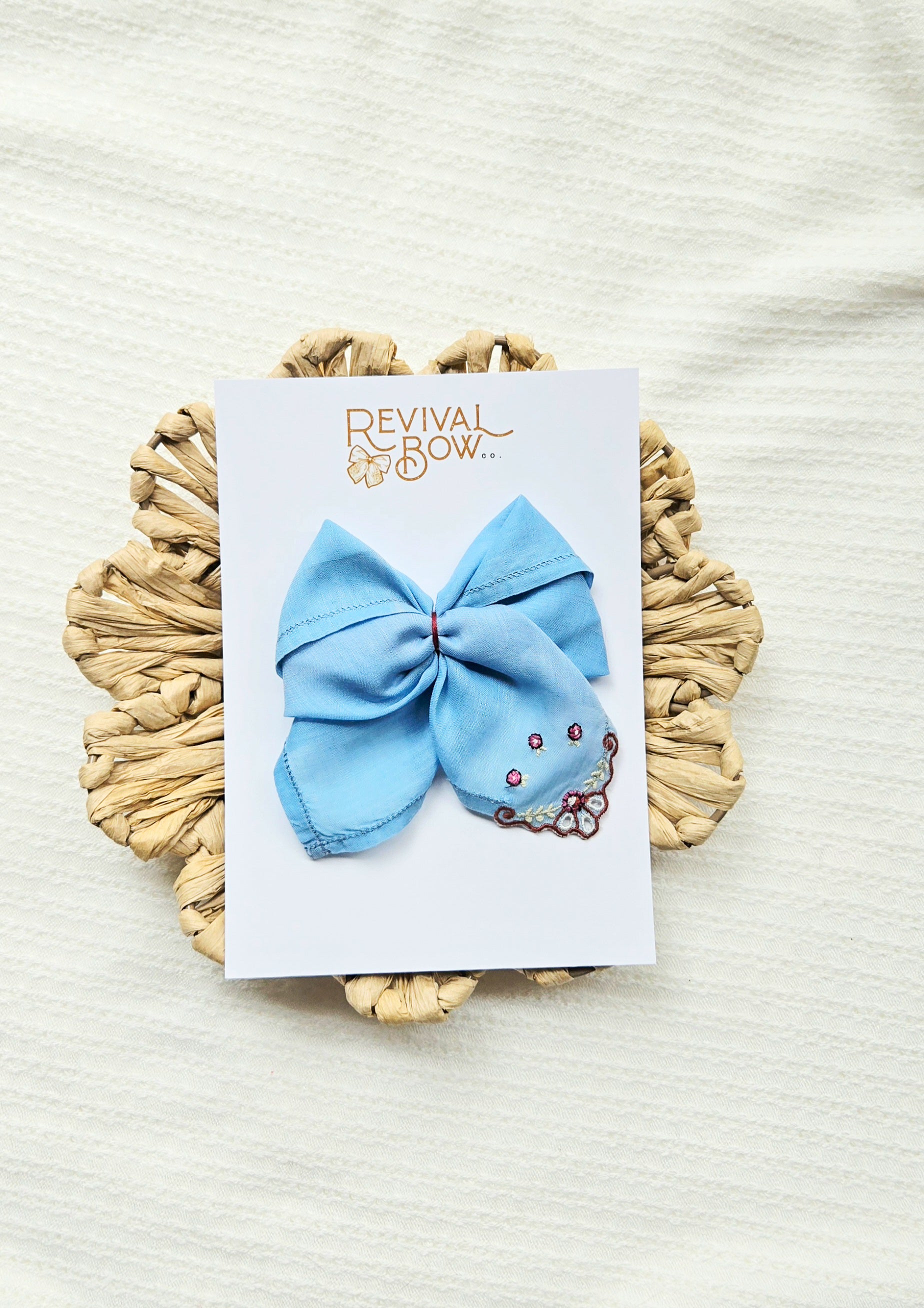 Vintage Handkerchief Bow 6