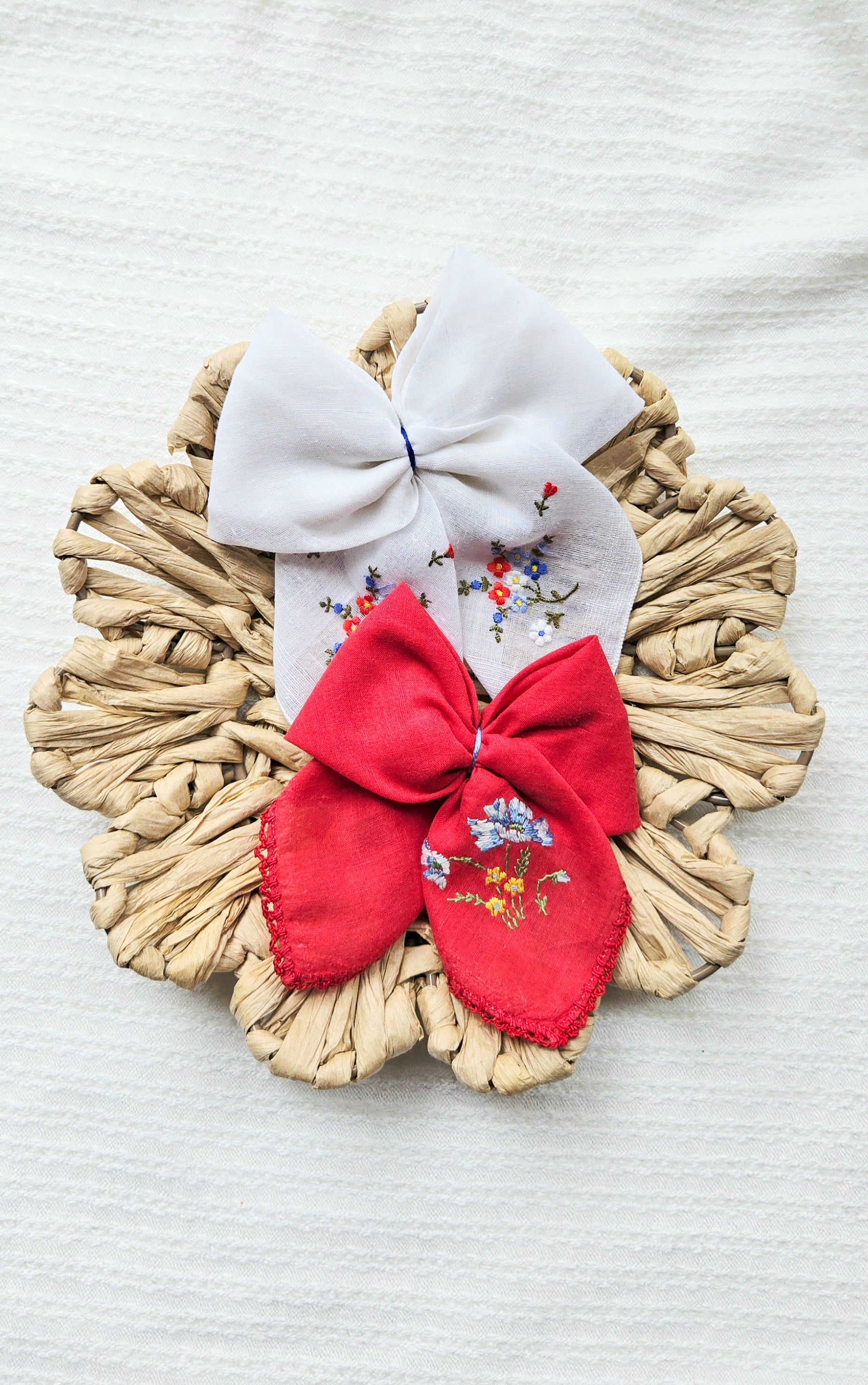 Vintage Handkerchief Bow 3