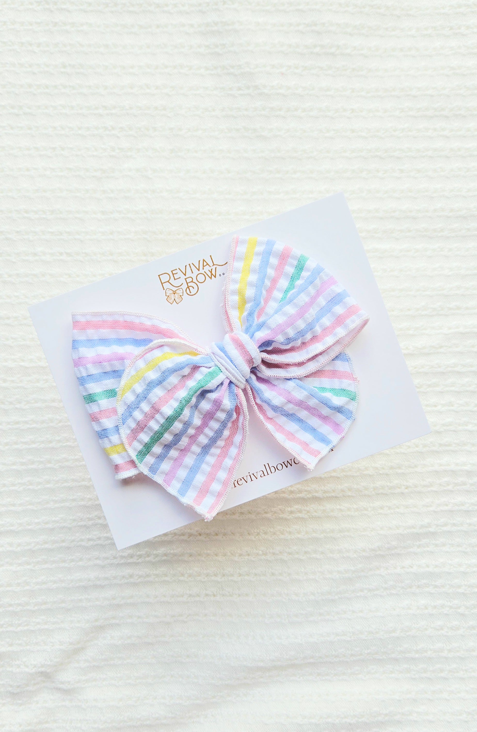 Fable Bow • Candy Stripe