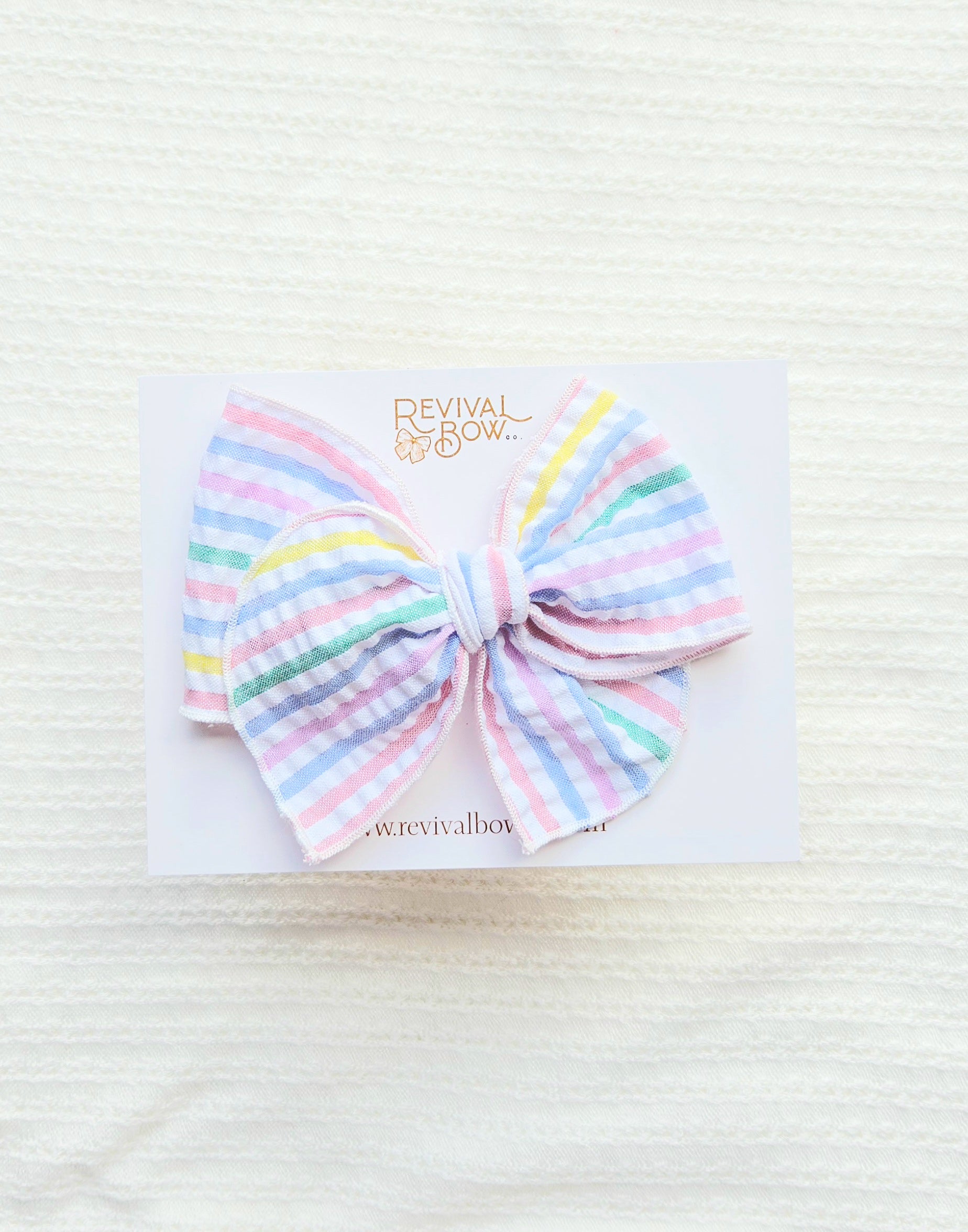 Fable Bow • Candy Stripe