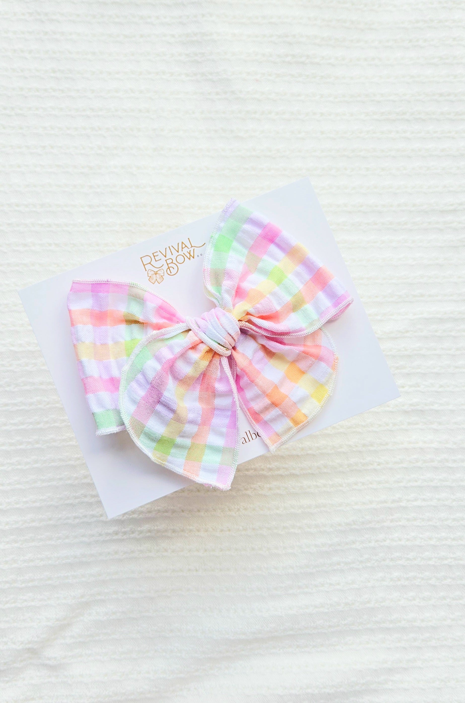 Fable Bow • Summer Gingham