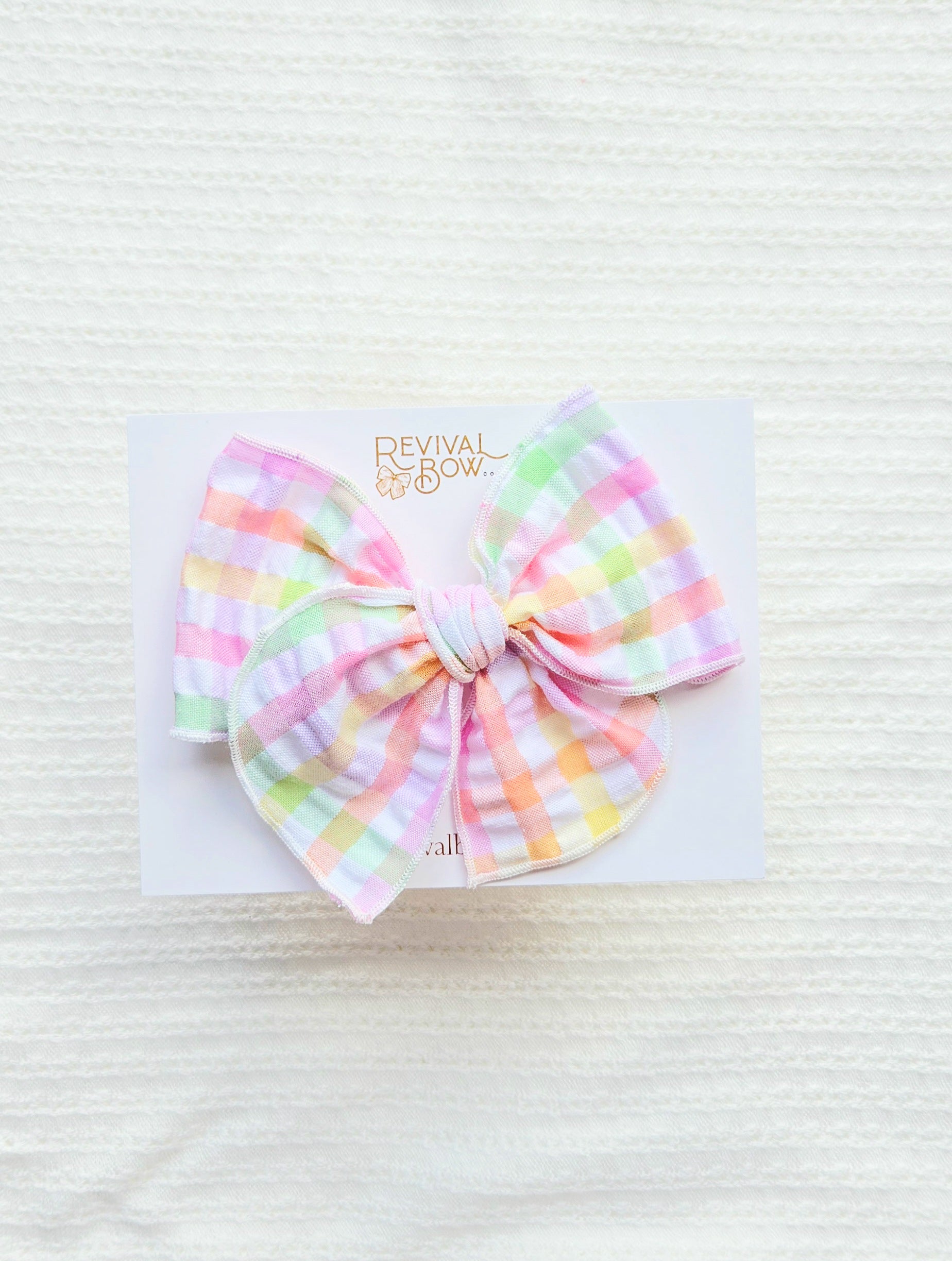 Fable Bow • Summer Gingham