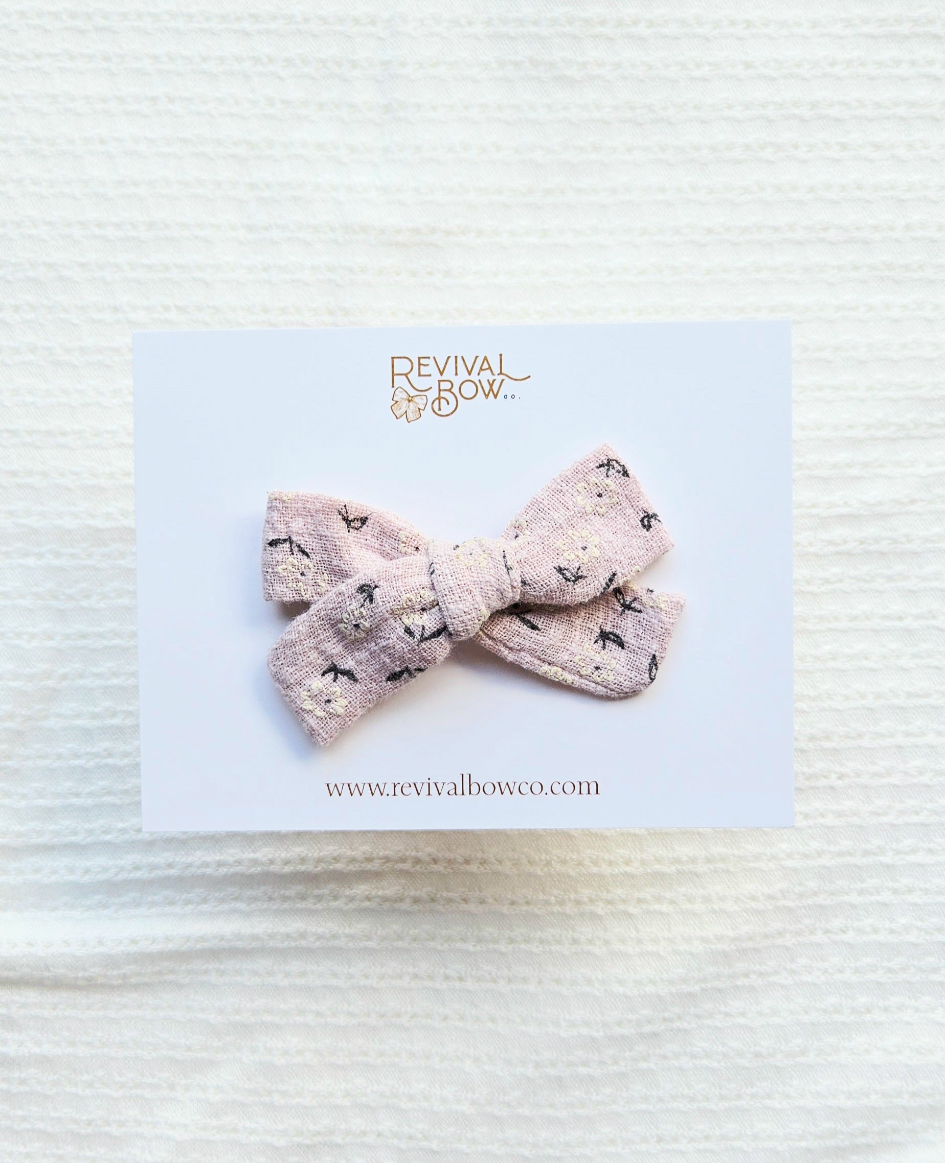 School Girl Bow • Dusty Pink