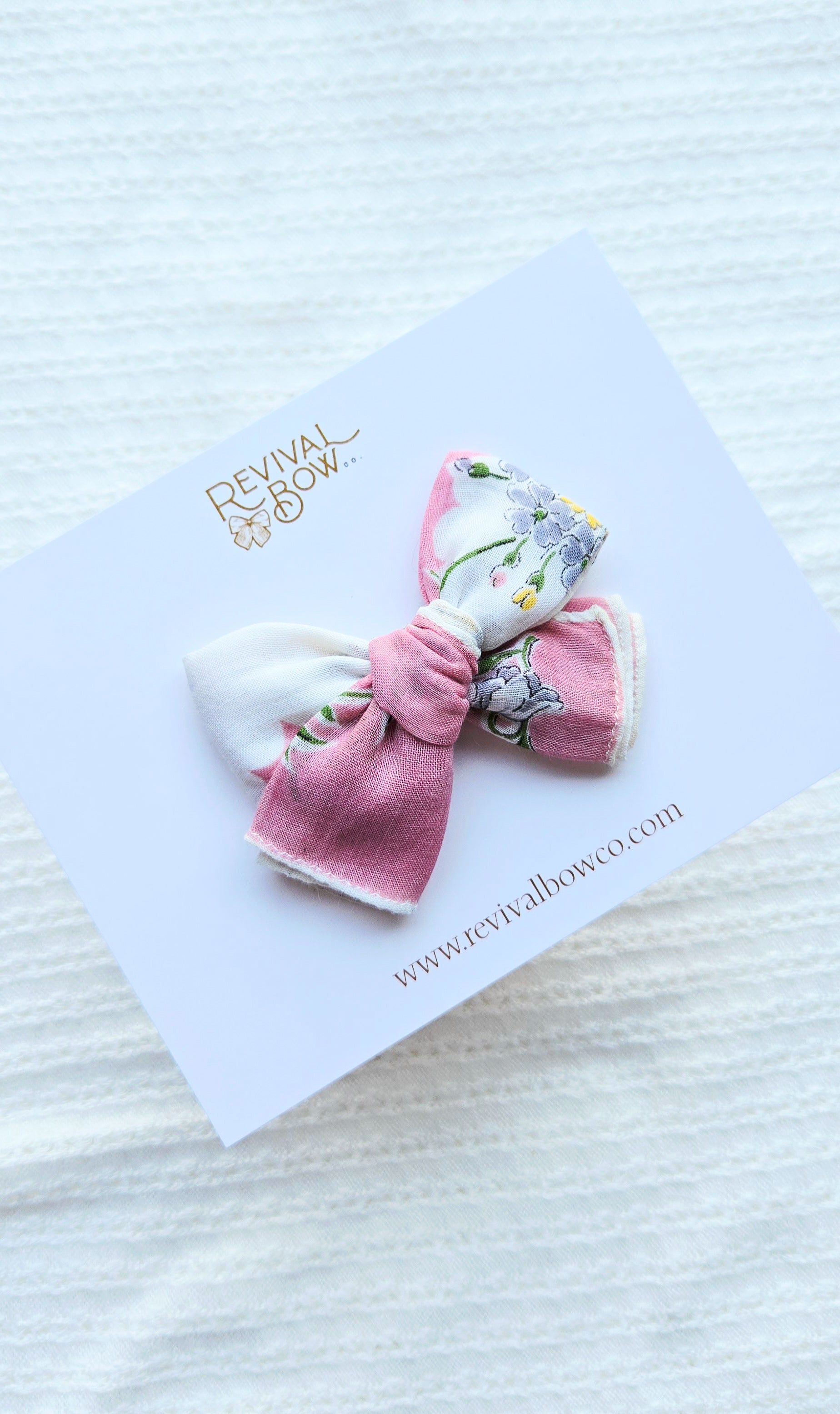 Vintage Handkerchief Bow