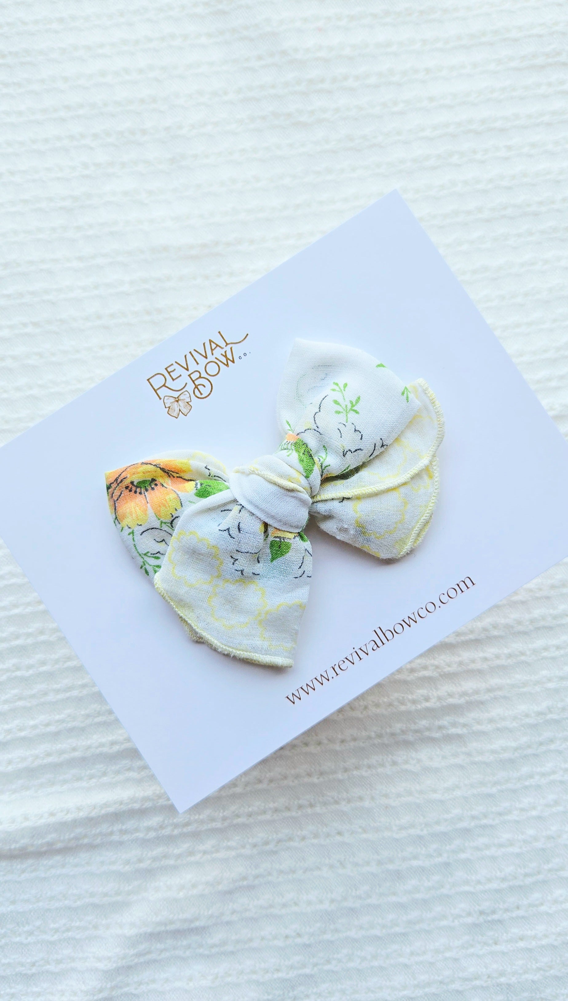 Vintage Handkerchief Bow