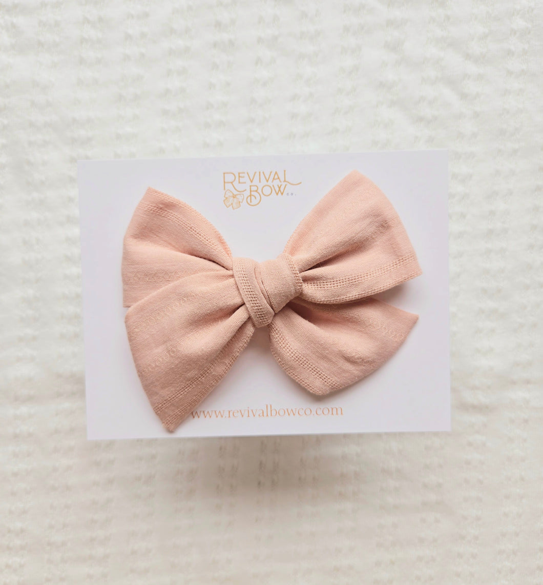 Large Pinwheel • Muted Peachy Pink