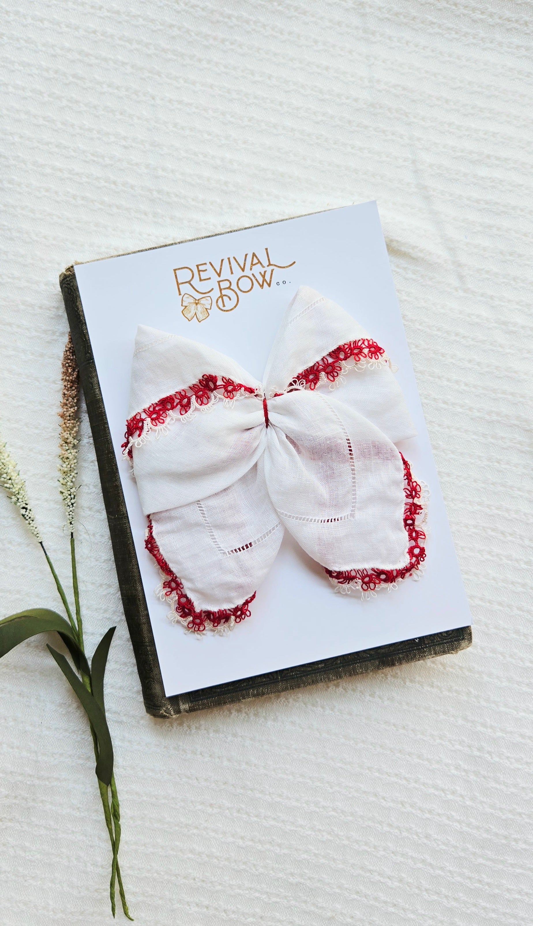 Vintage Handkerchief Bow 3