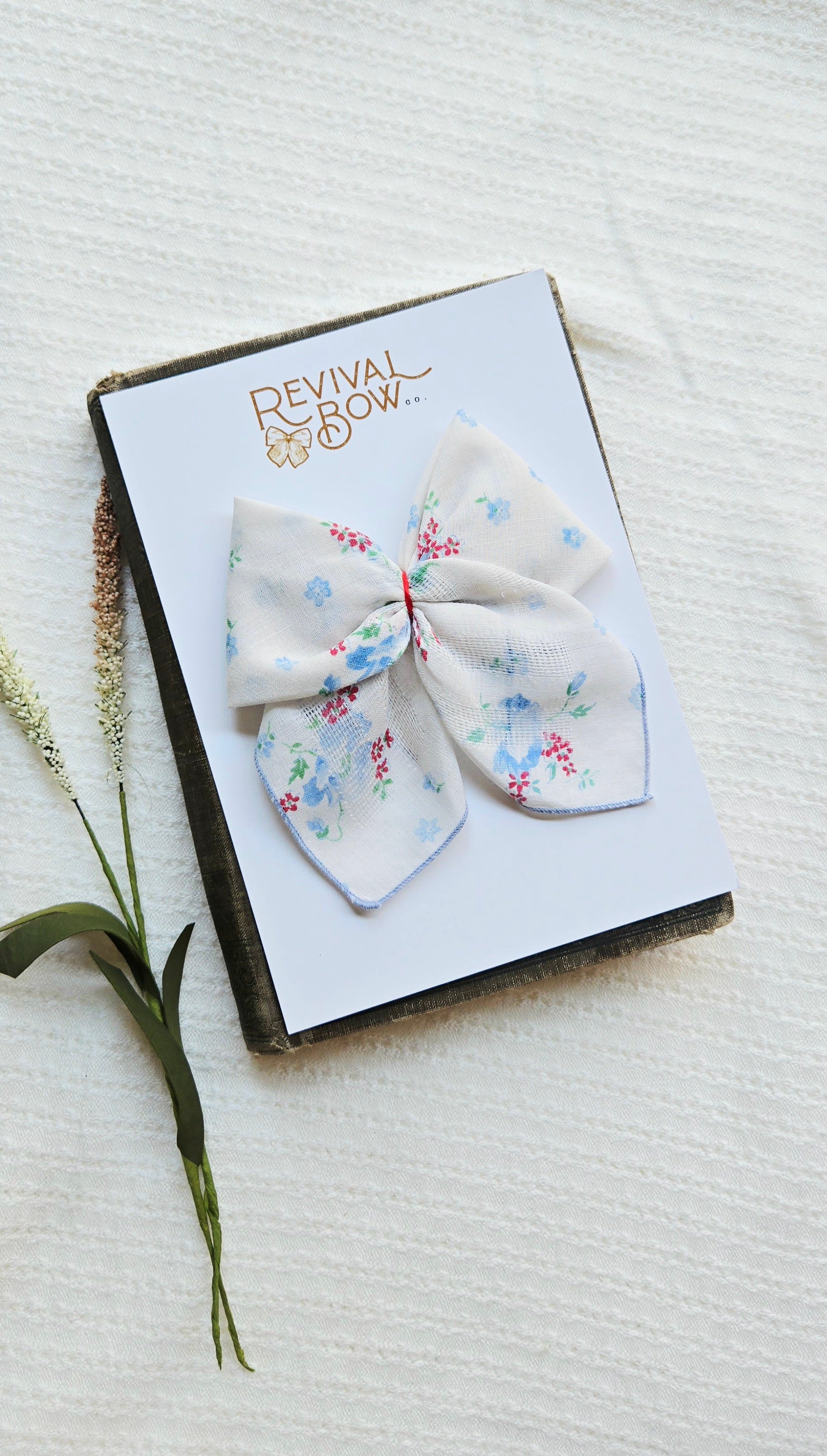 Vintage Handkerchief Bow 10