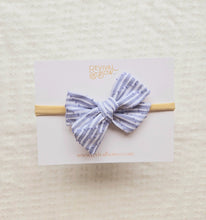 Load image into Gallery viewer, Small Pinwheel • Blue Stripe
