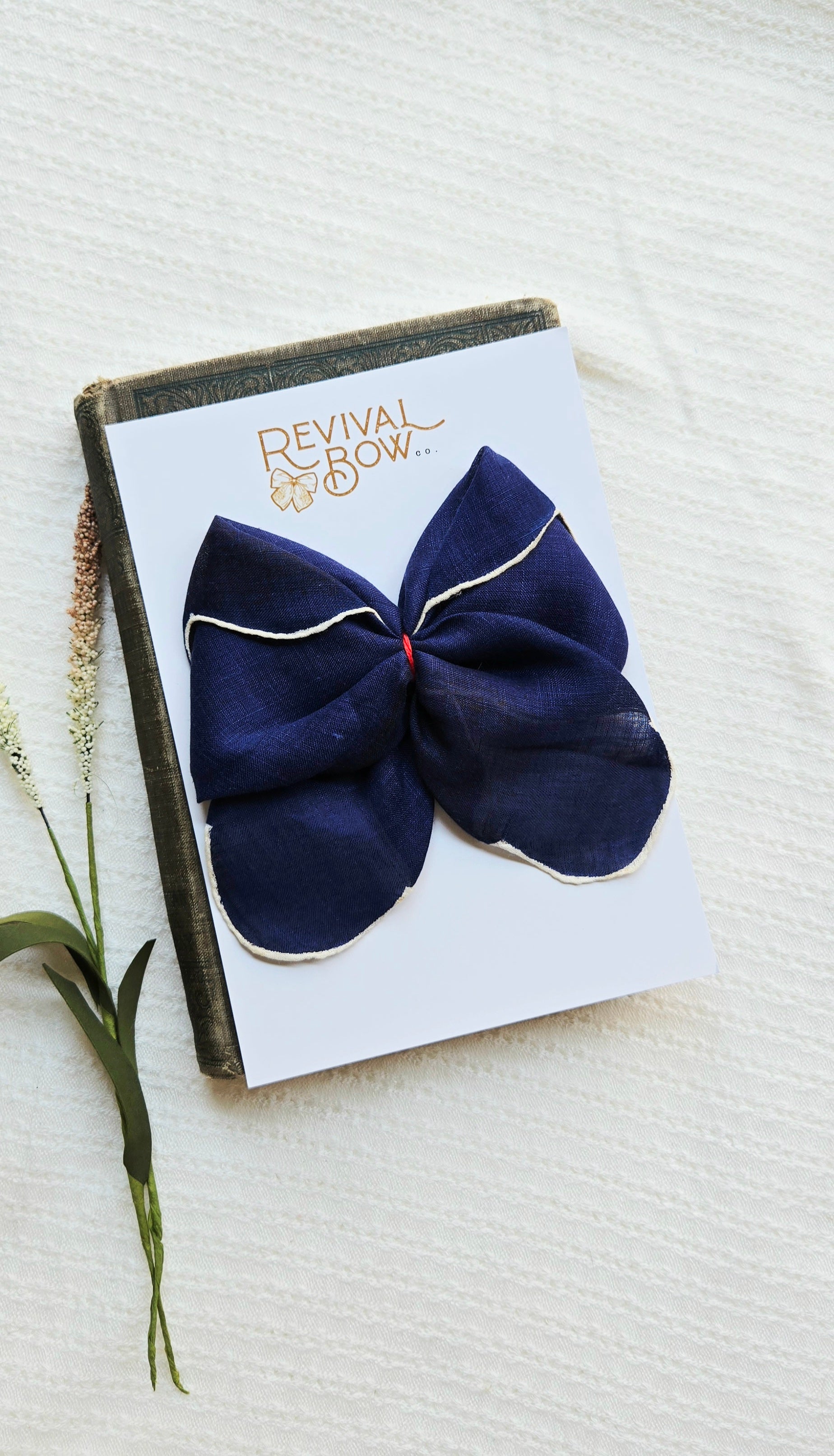 Vintage Handkerchief Bow 5