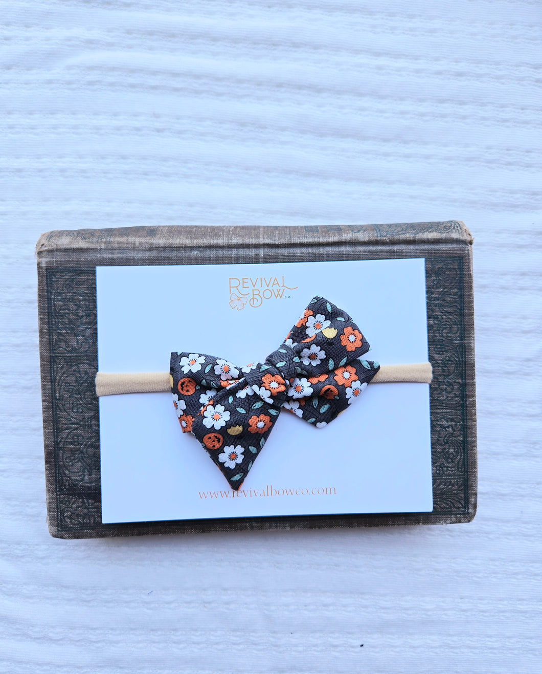 Small Pinwheel Bow • Spooky Cute