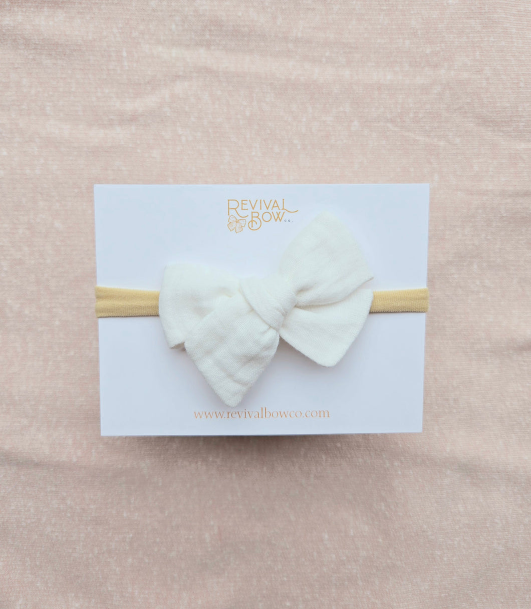 Small Pinwheel • White Gauze