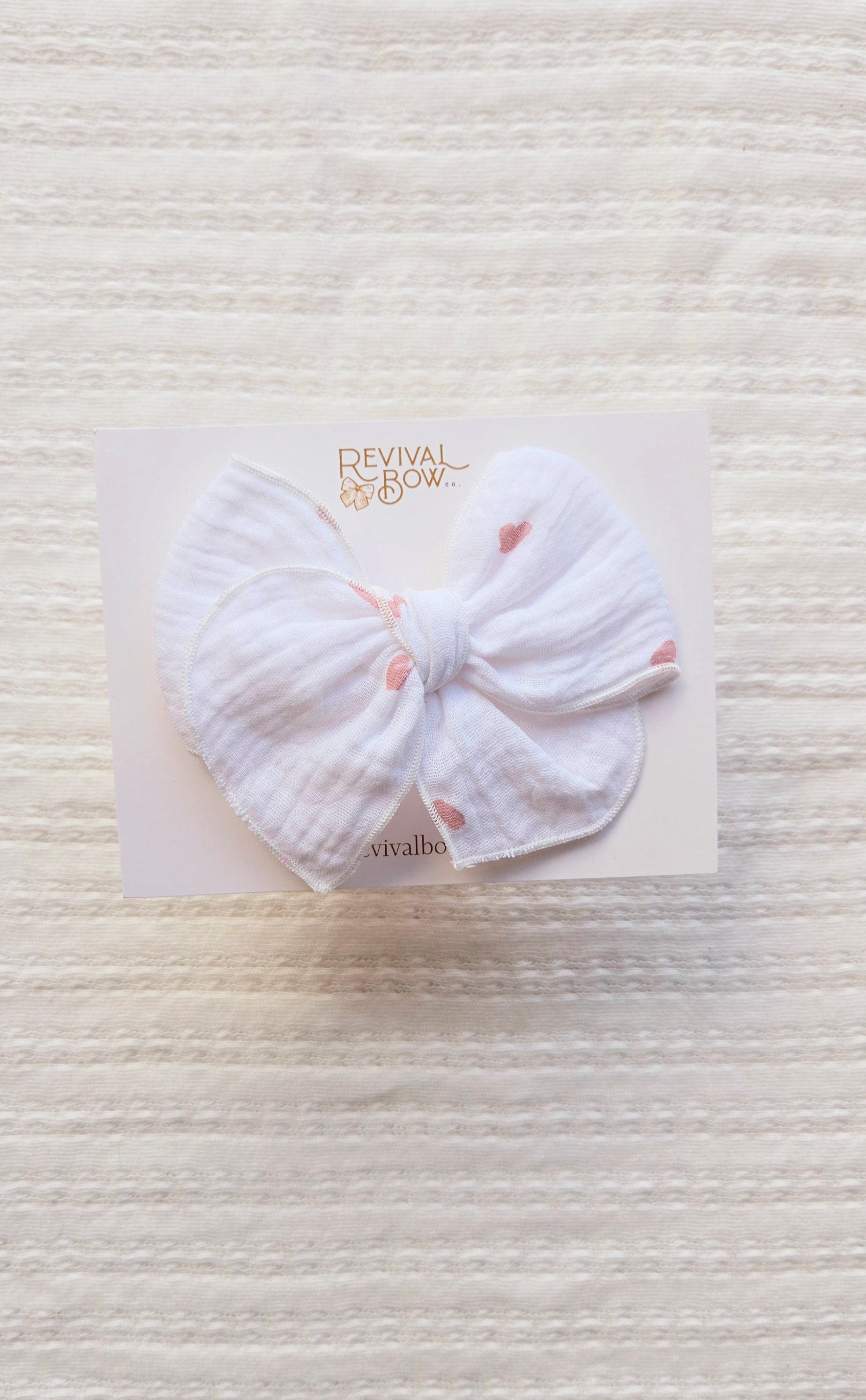 Fable Bow • Heart Gauze
