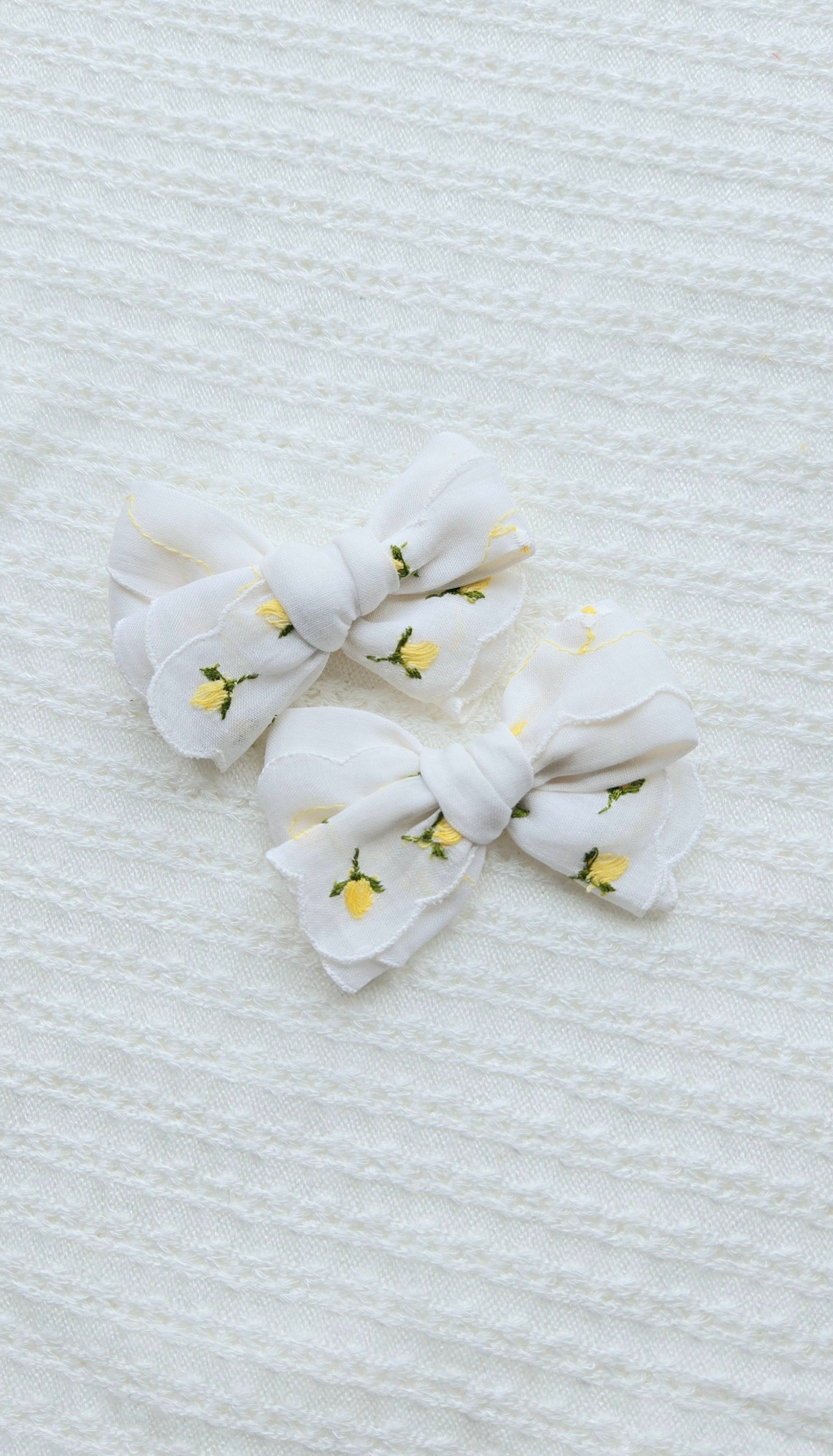 Vintage Handkerchief Pigtail Set 6