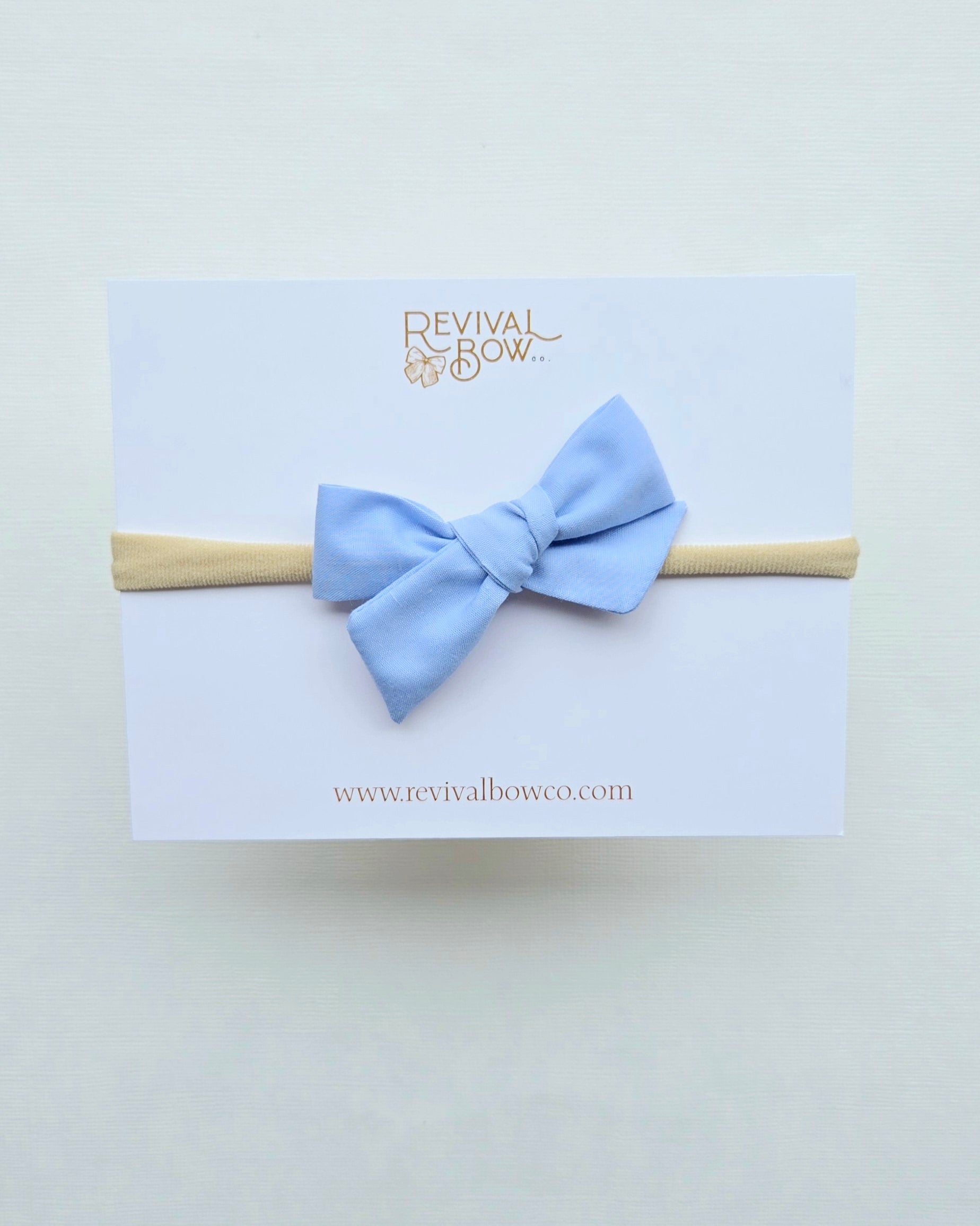 Mini Pinwheel Bow • Periwinkle