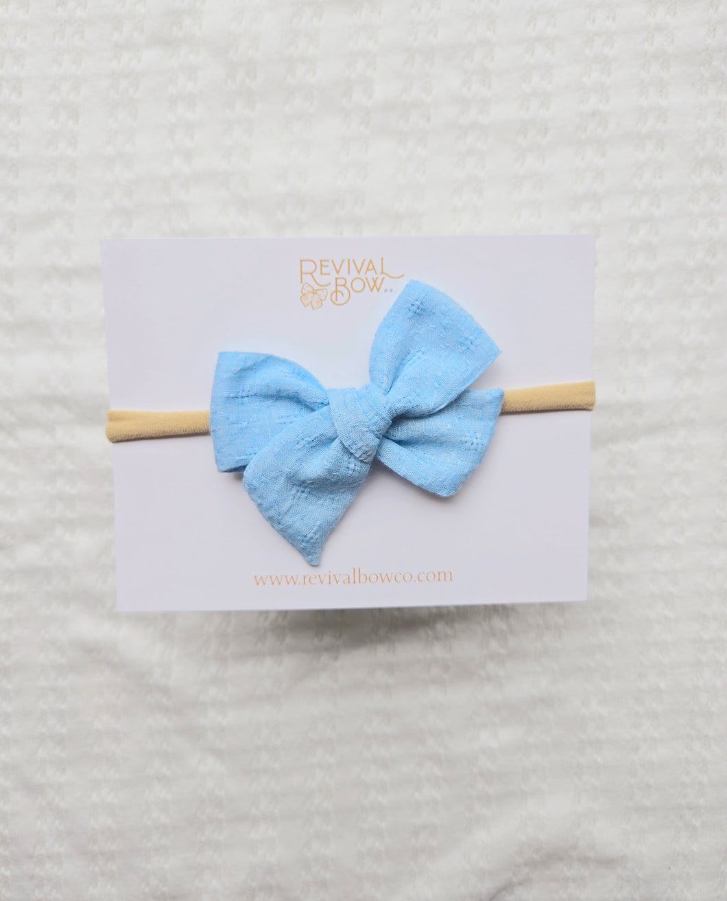 Small Pinwheel • Textured Sky Blue