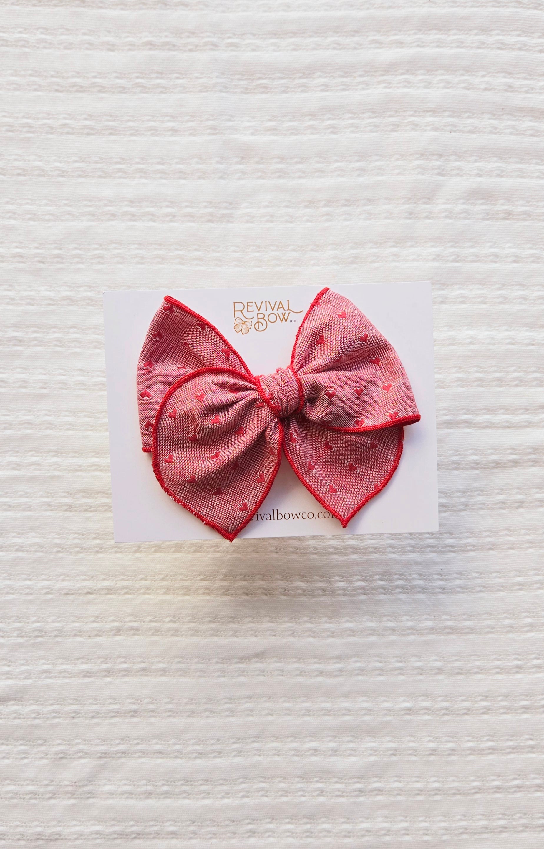 Fable Bow • Red Hearts