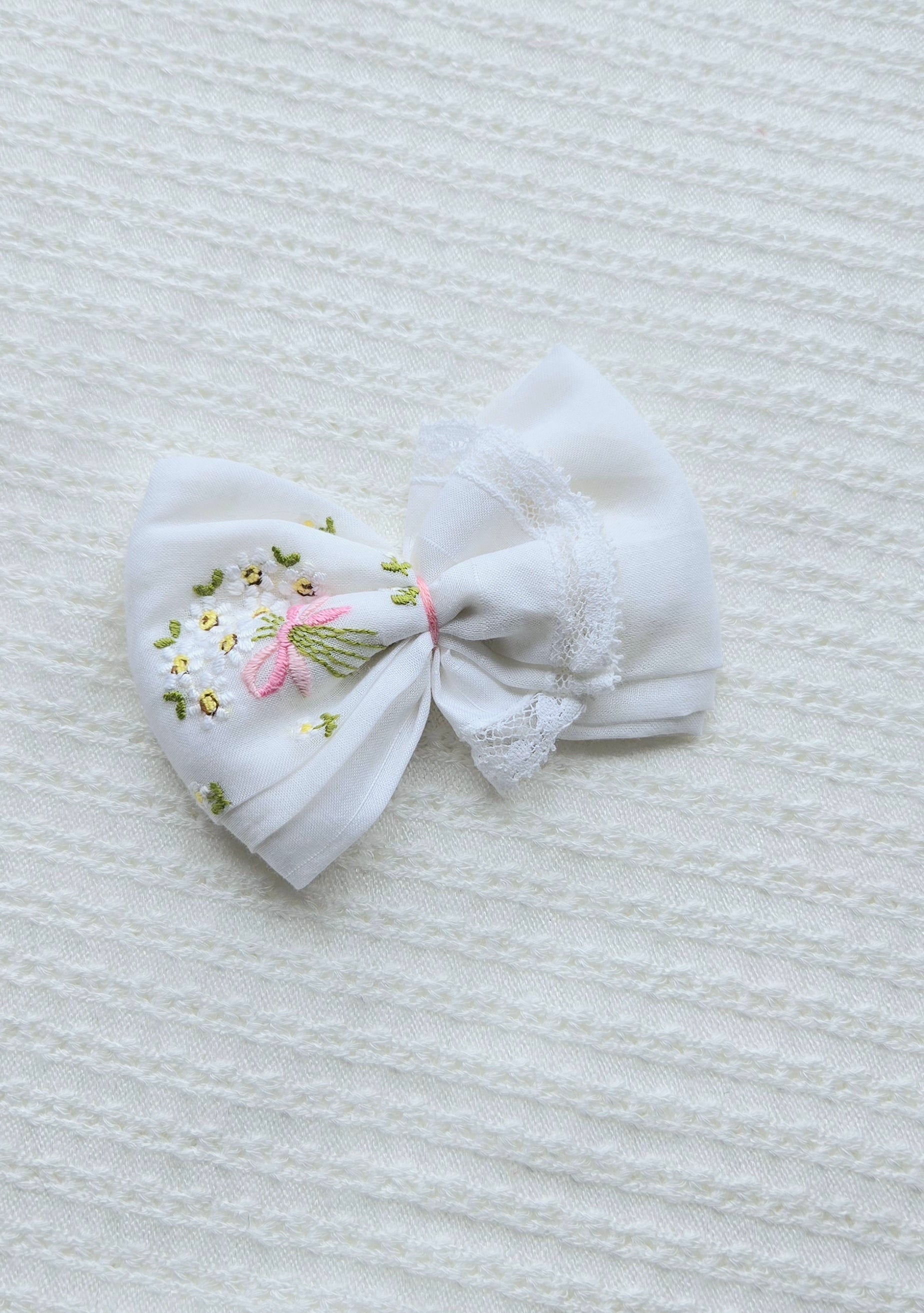 Vintage Handkerchief Bow 15