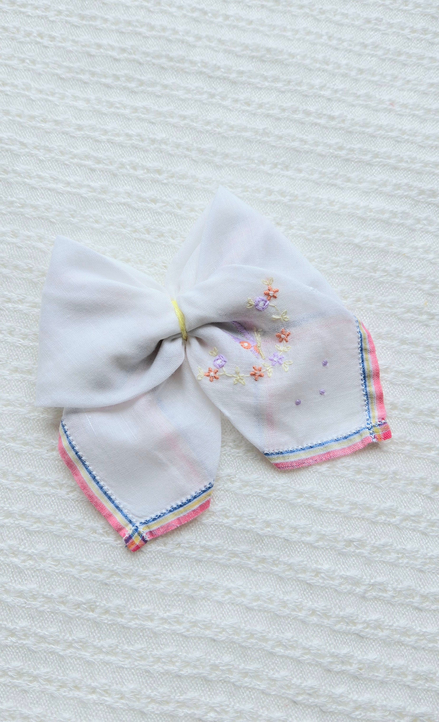 Vintage Handkerchief Bow 11