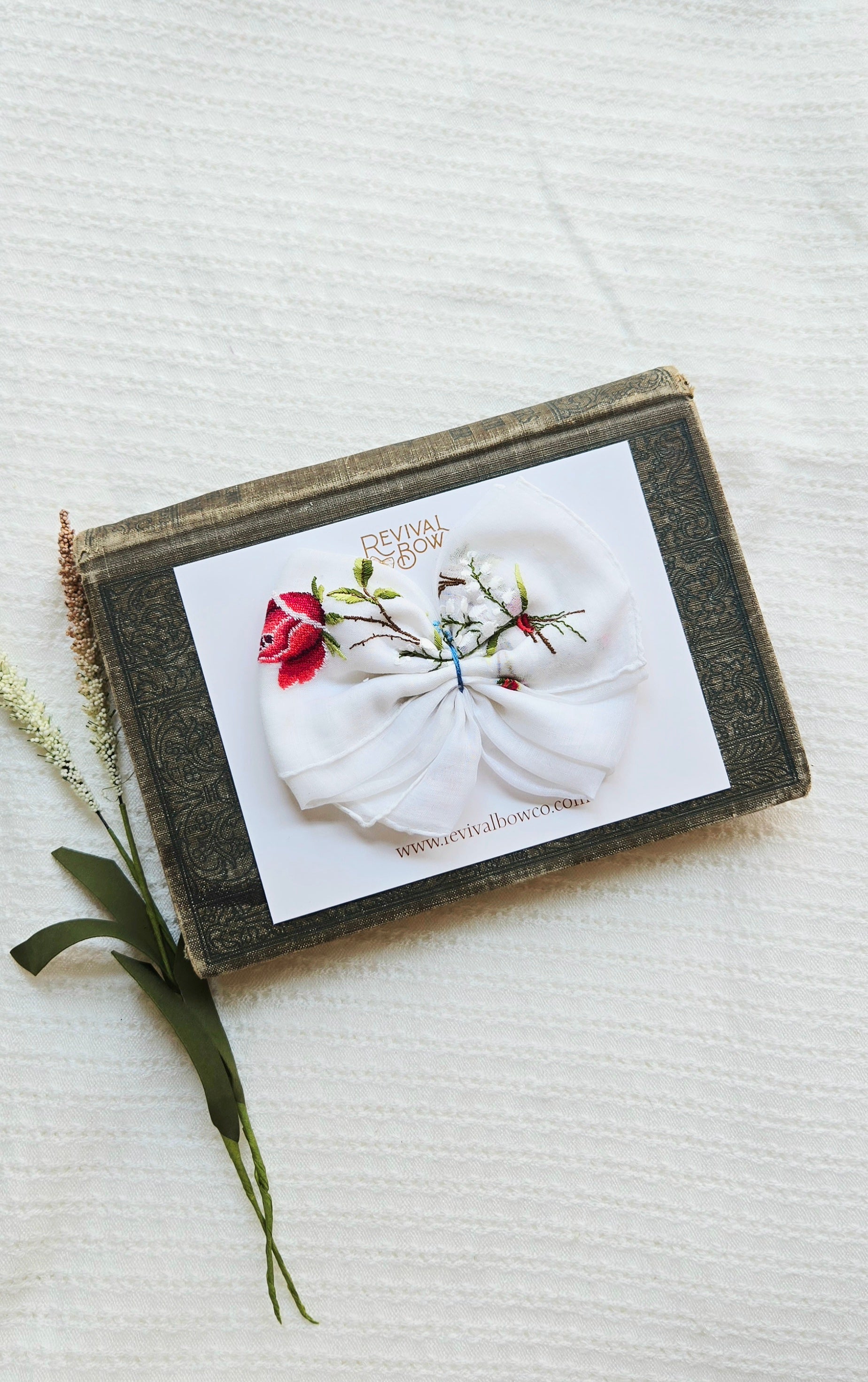 Vintage Handkerchief Bow 17