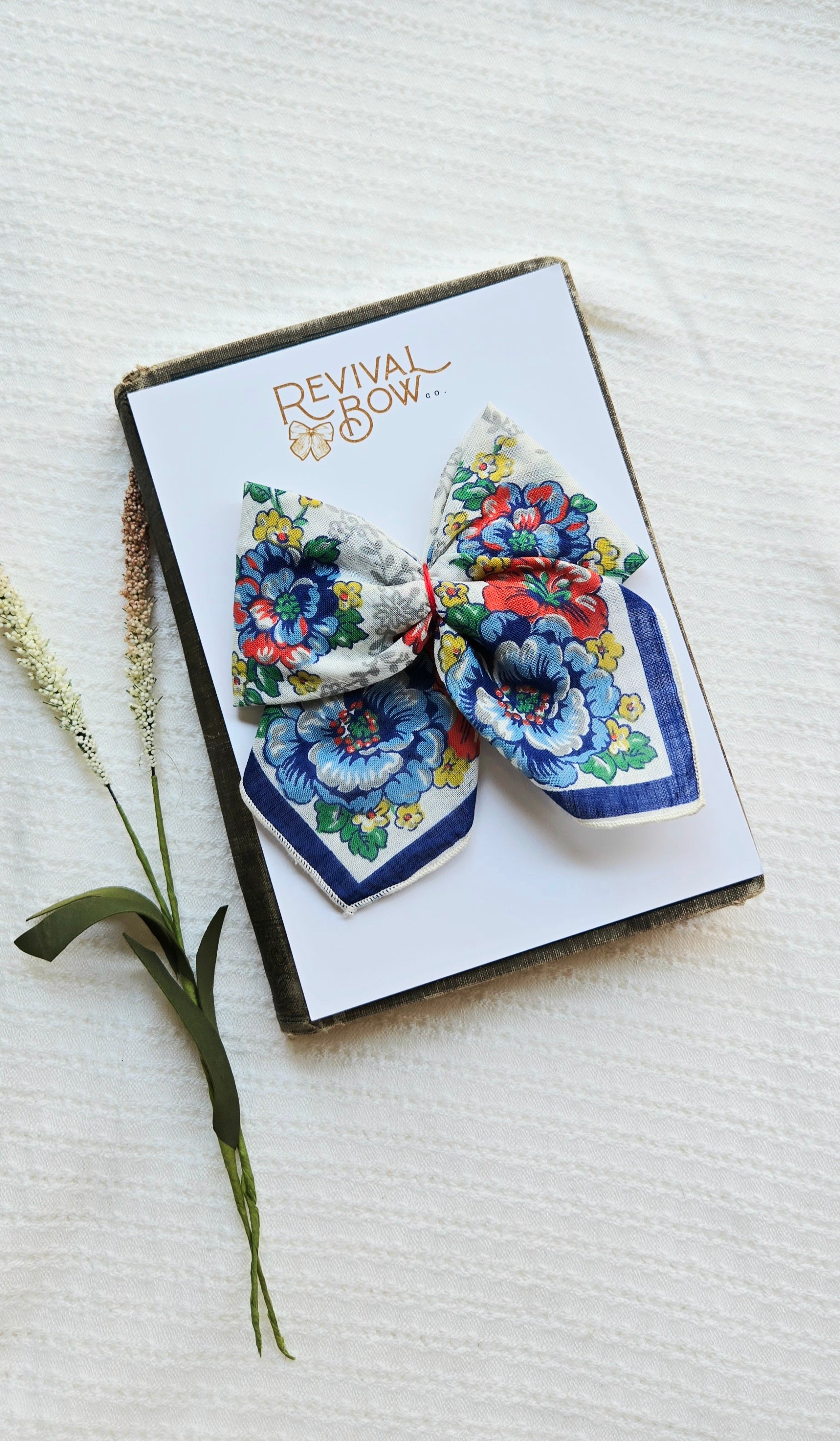 Vintage Handkerchief Bow 7