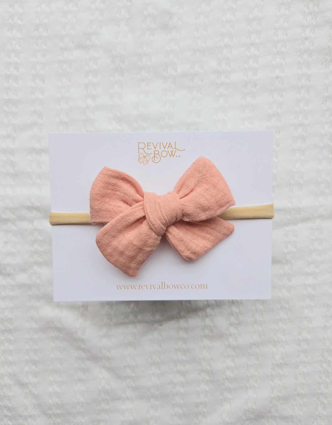 Small Pinwheel • Peach Gauze