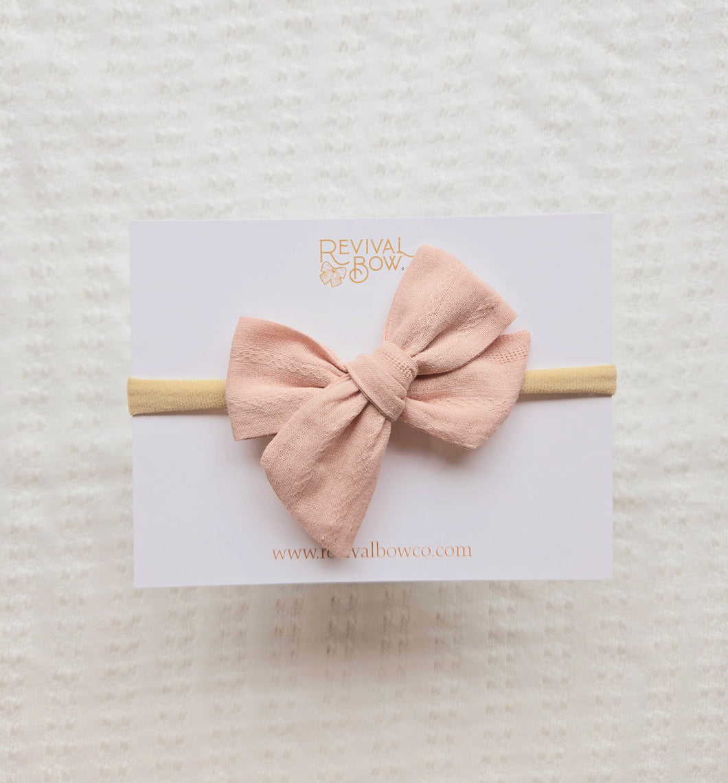 Small Pinwheel • Muted Peachy Pink