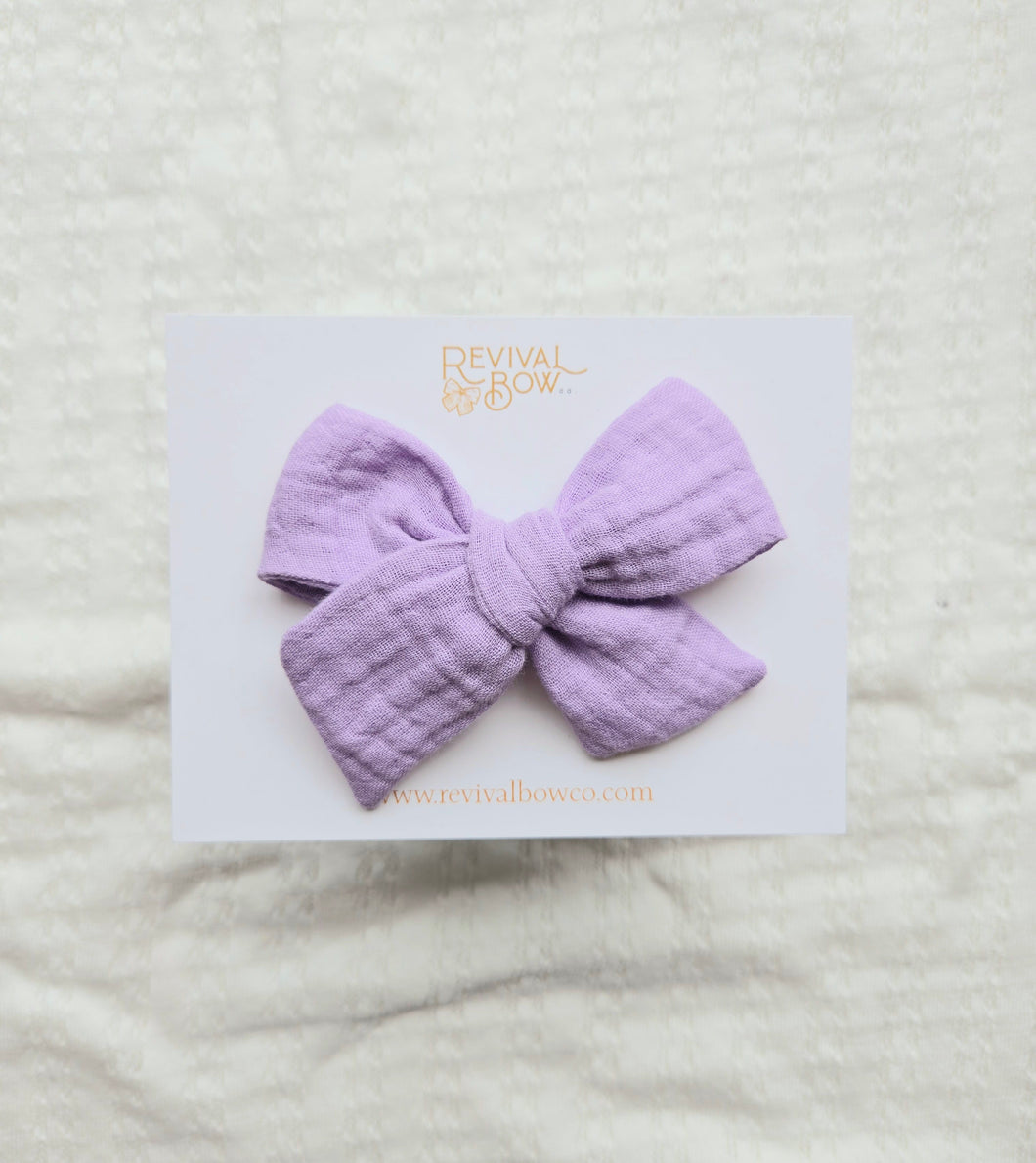 Classic Pinwheel • Lavender Gauze