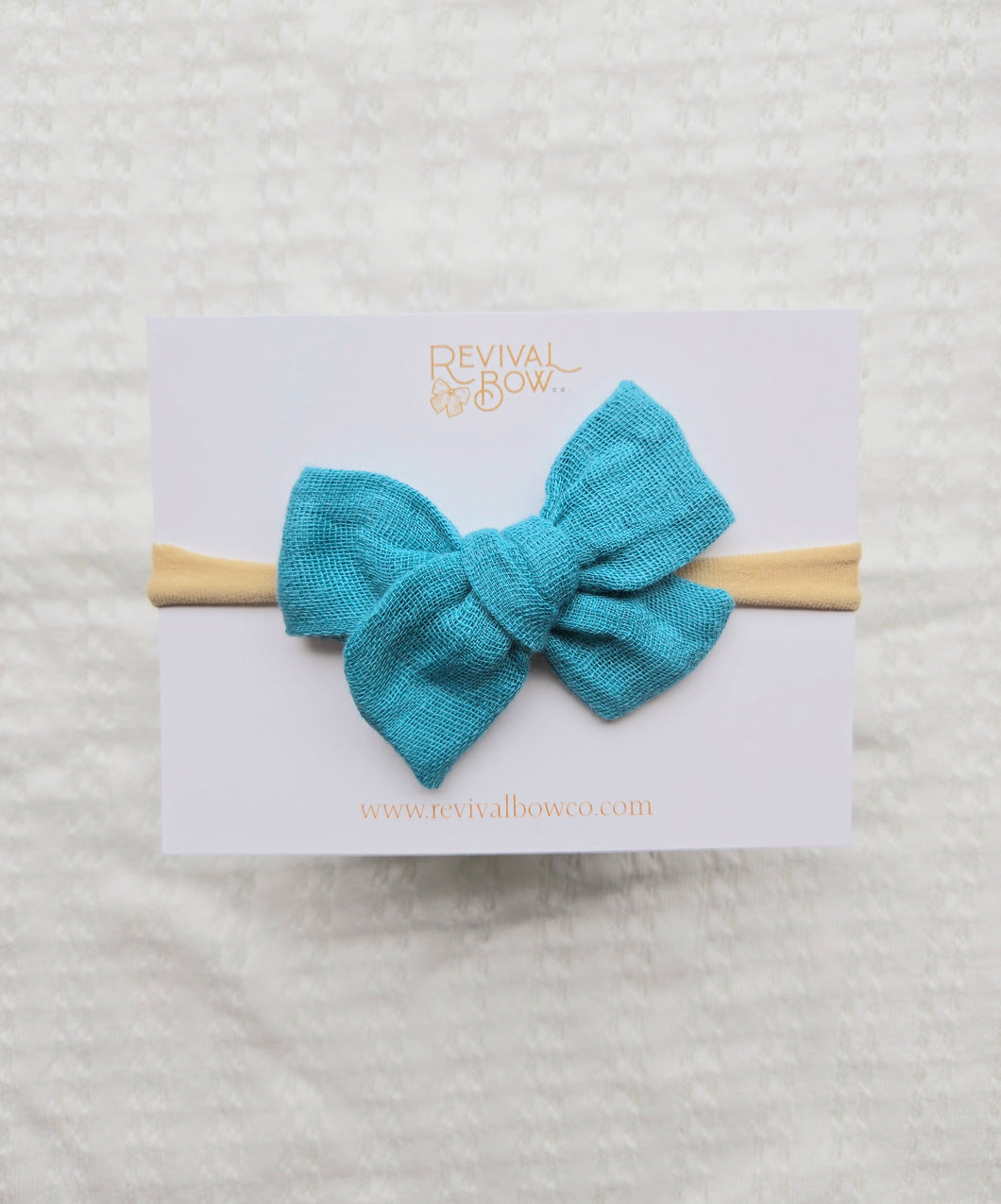 Small Pinwheel • Turquoise Gauze