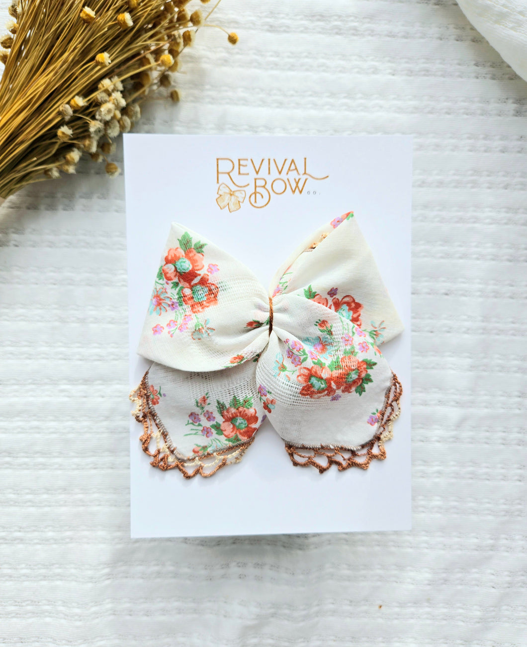 Vintage Handkerchief Bow 1