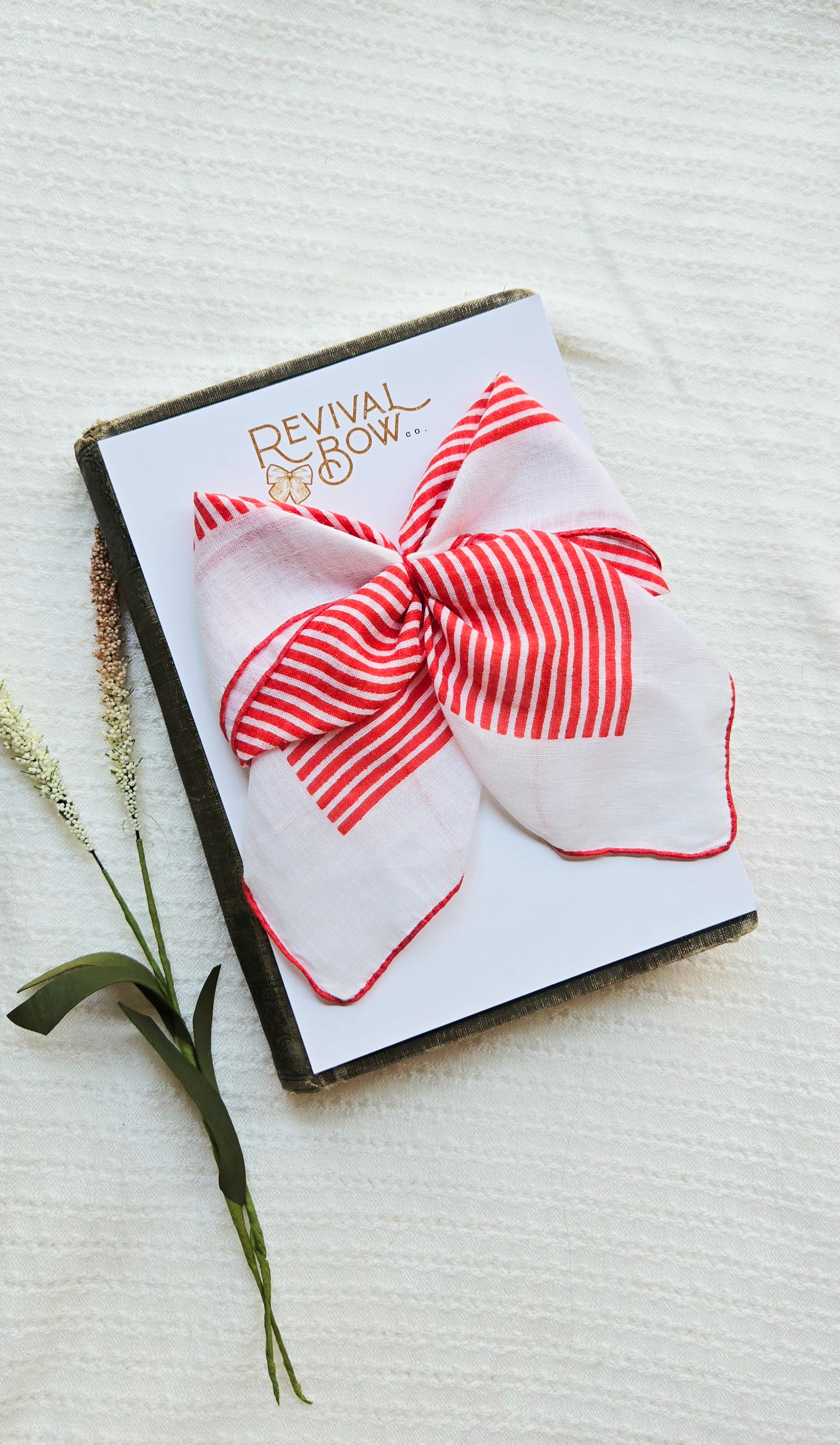 Vintage Handkerchief Bow 12