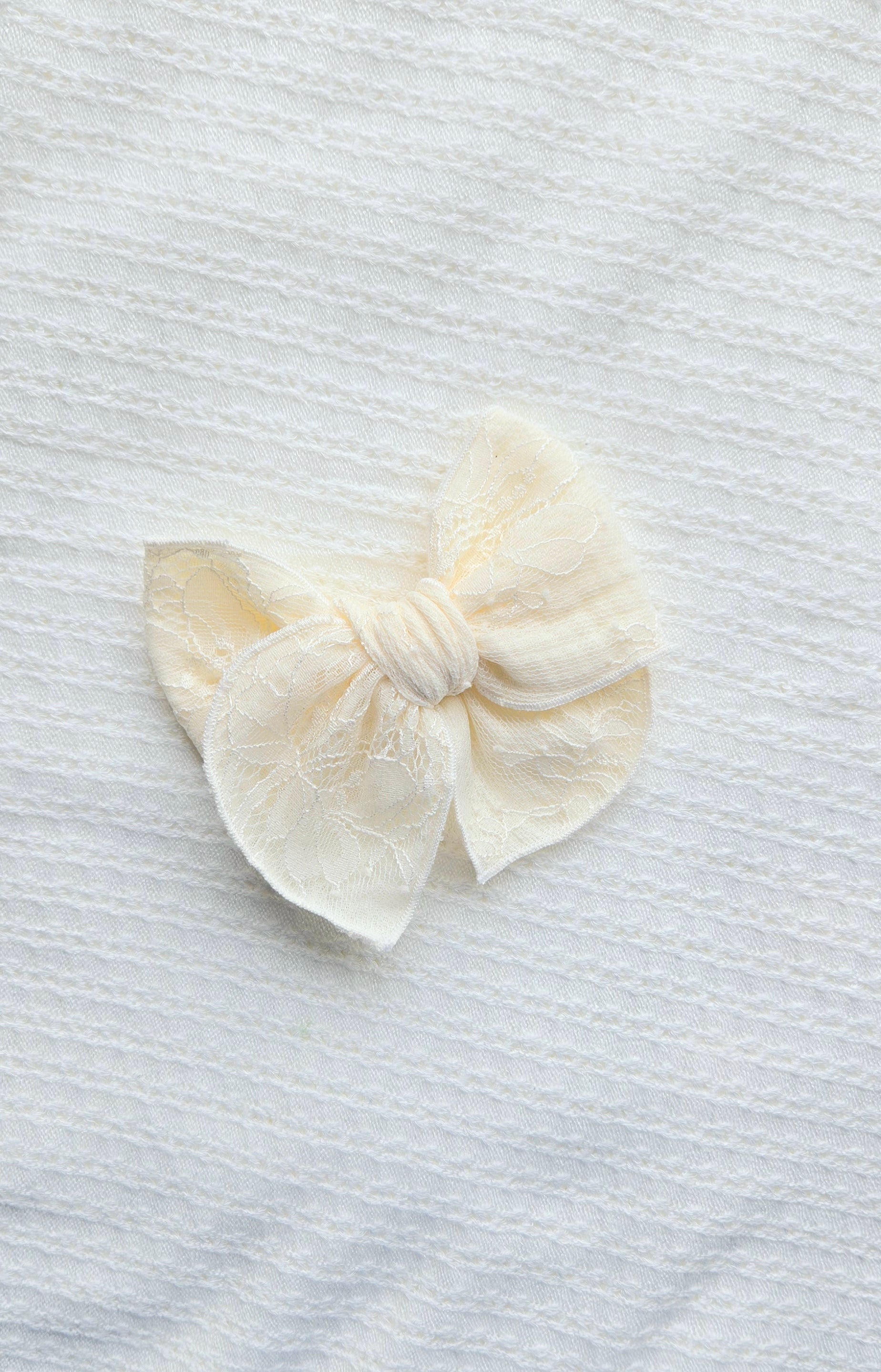 Fable Bow • Cream Lace