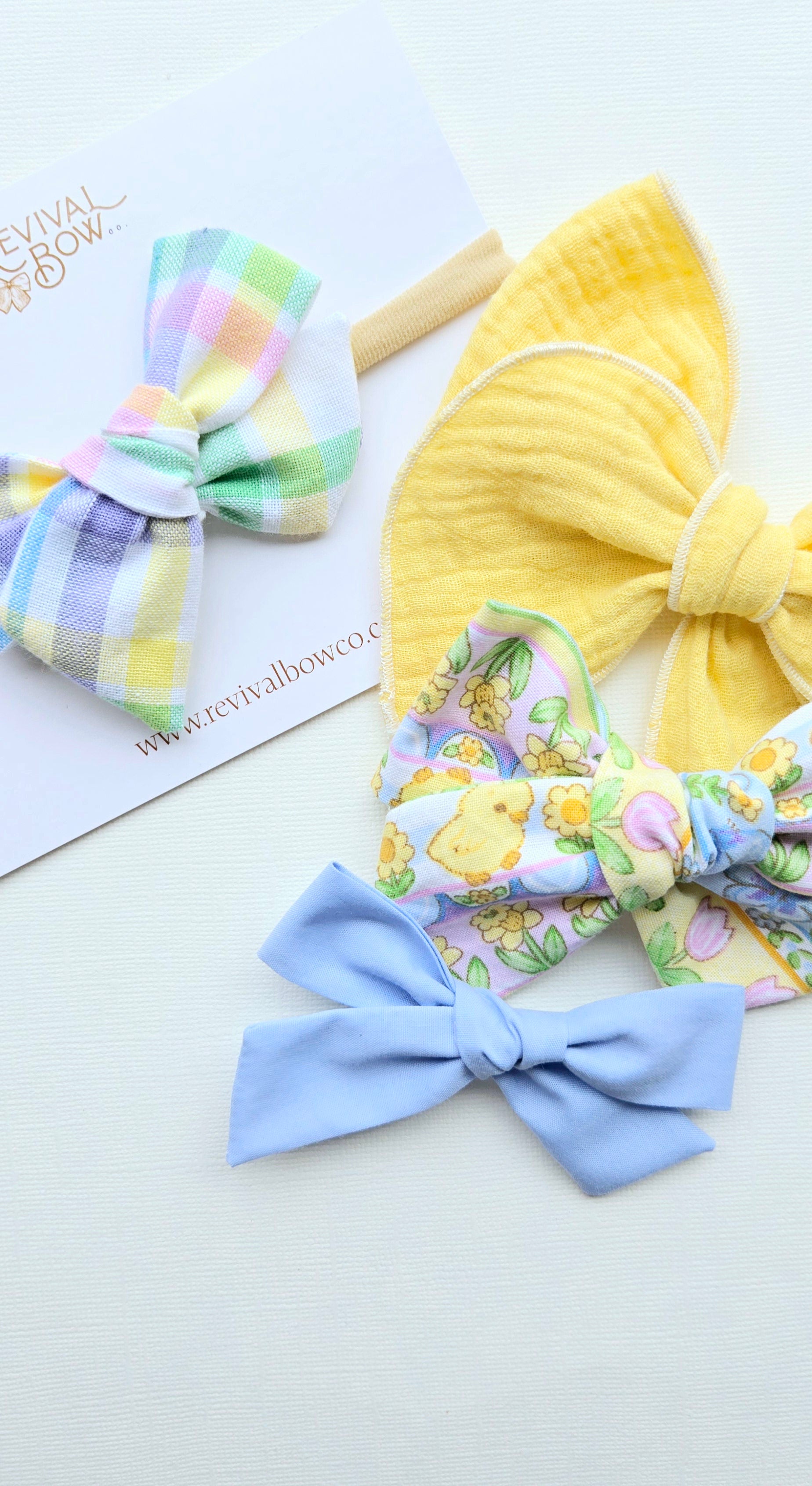 Fable Bow • Daffodil Gauze