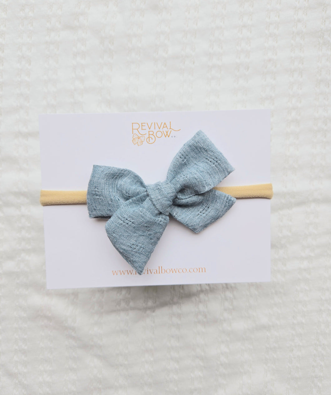 Small Pinwheel • Textured Dusty Blue