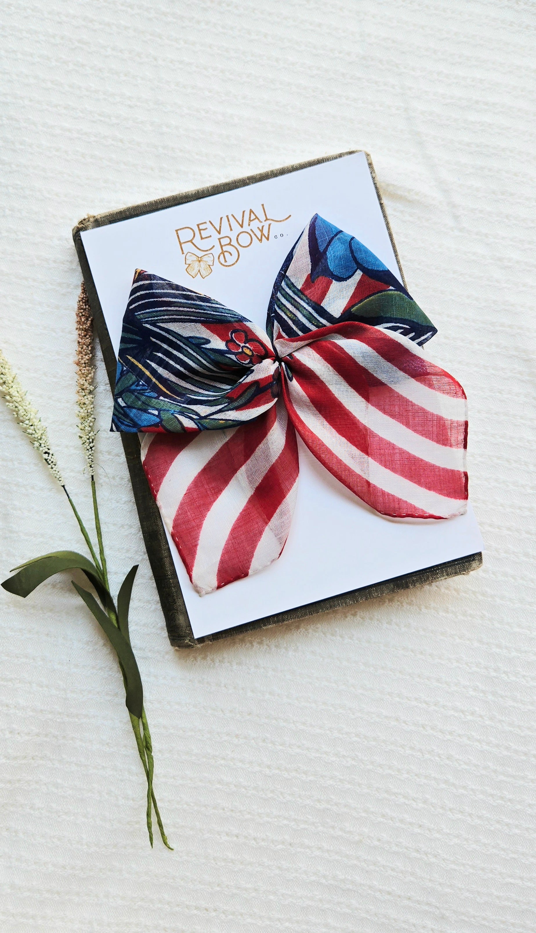 Vintage Handkerchief Bow 6