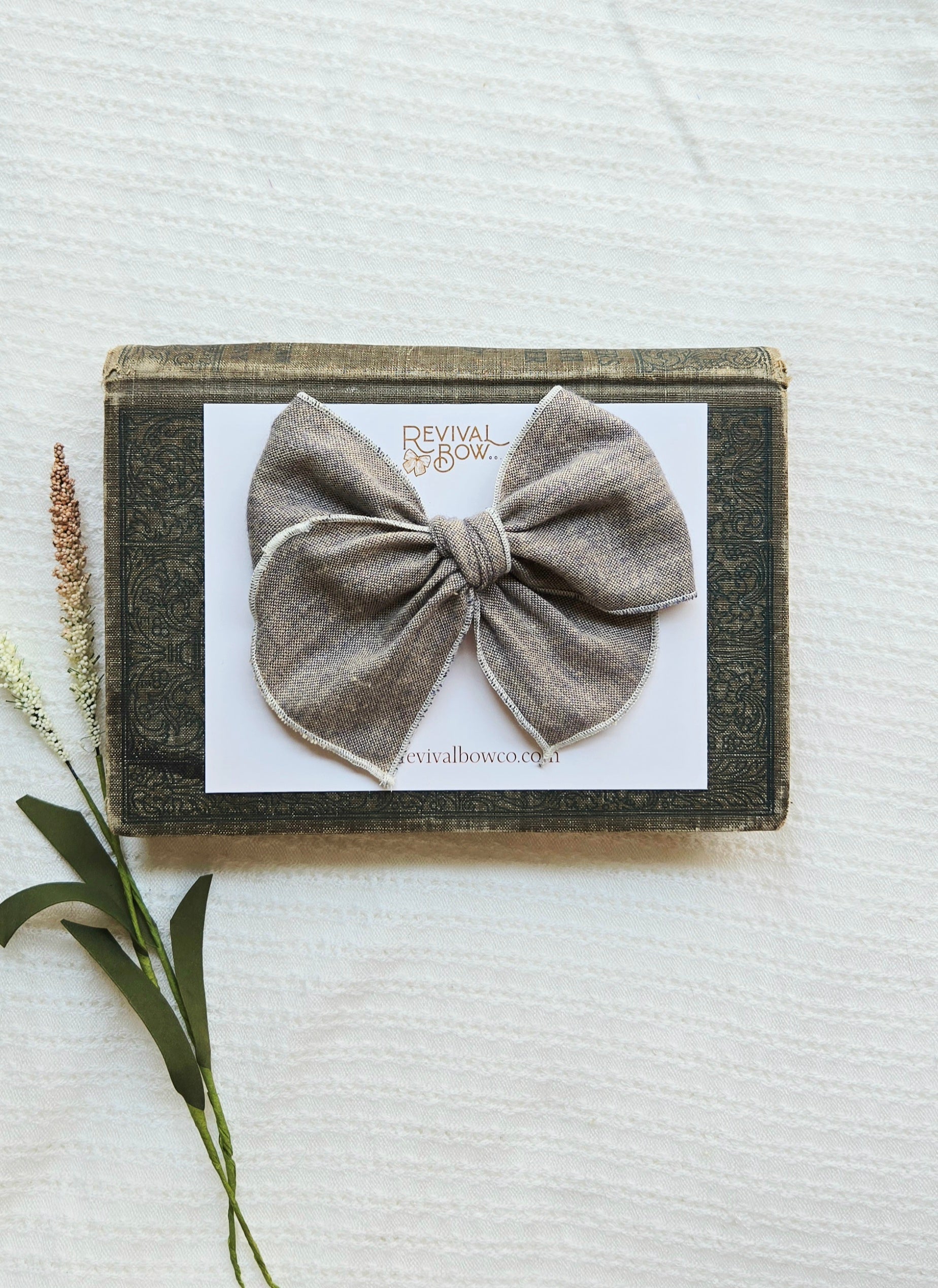 Fable Bow • Dusty Blue