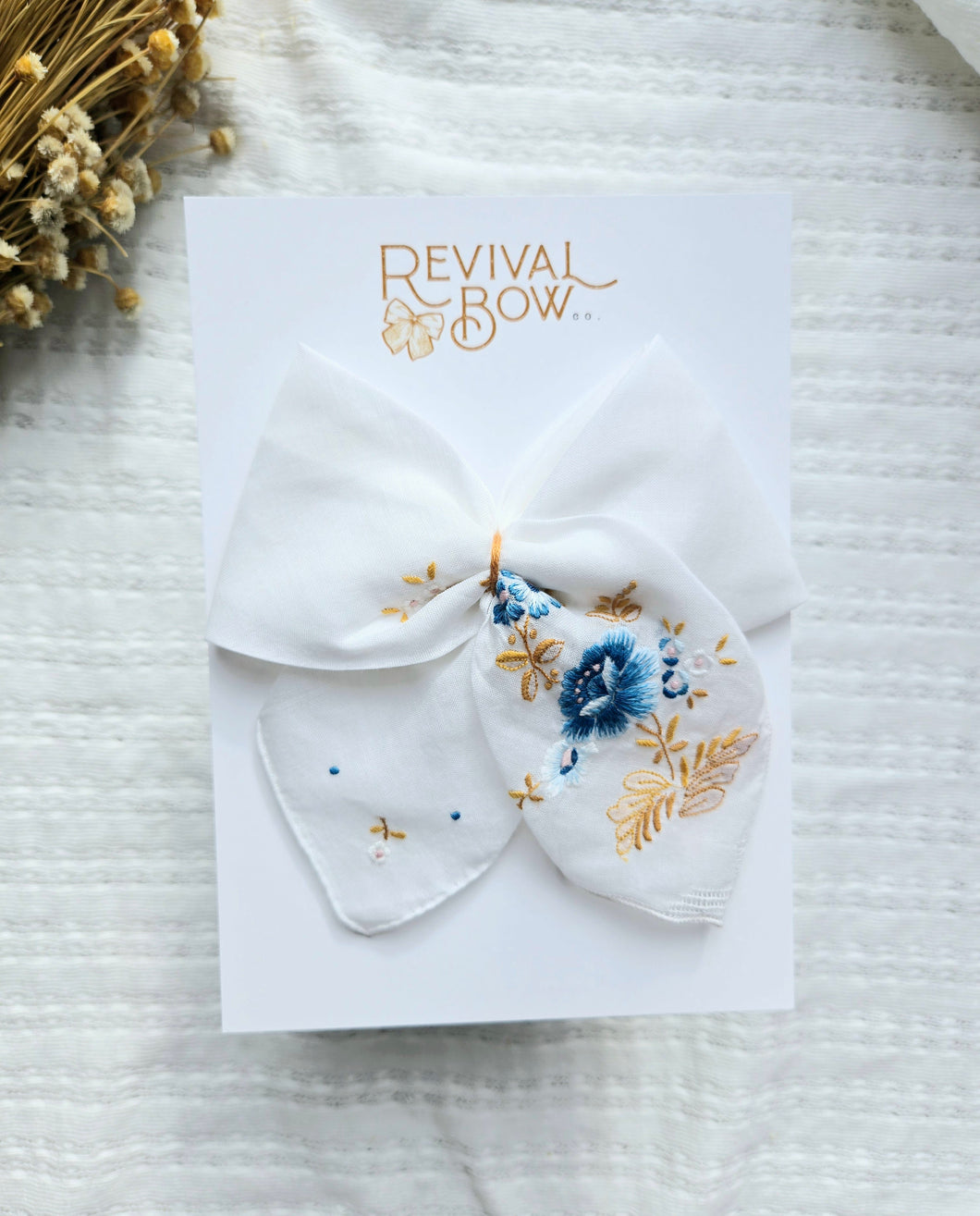 Vintage Handkerchief Bow 13